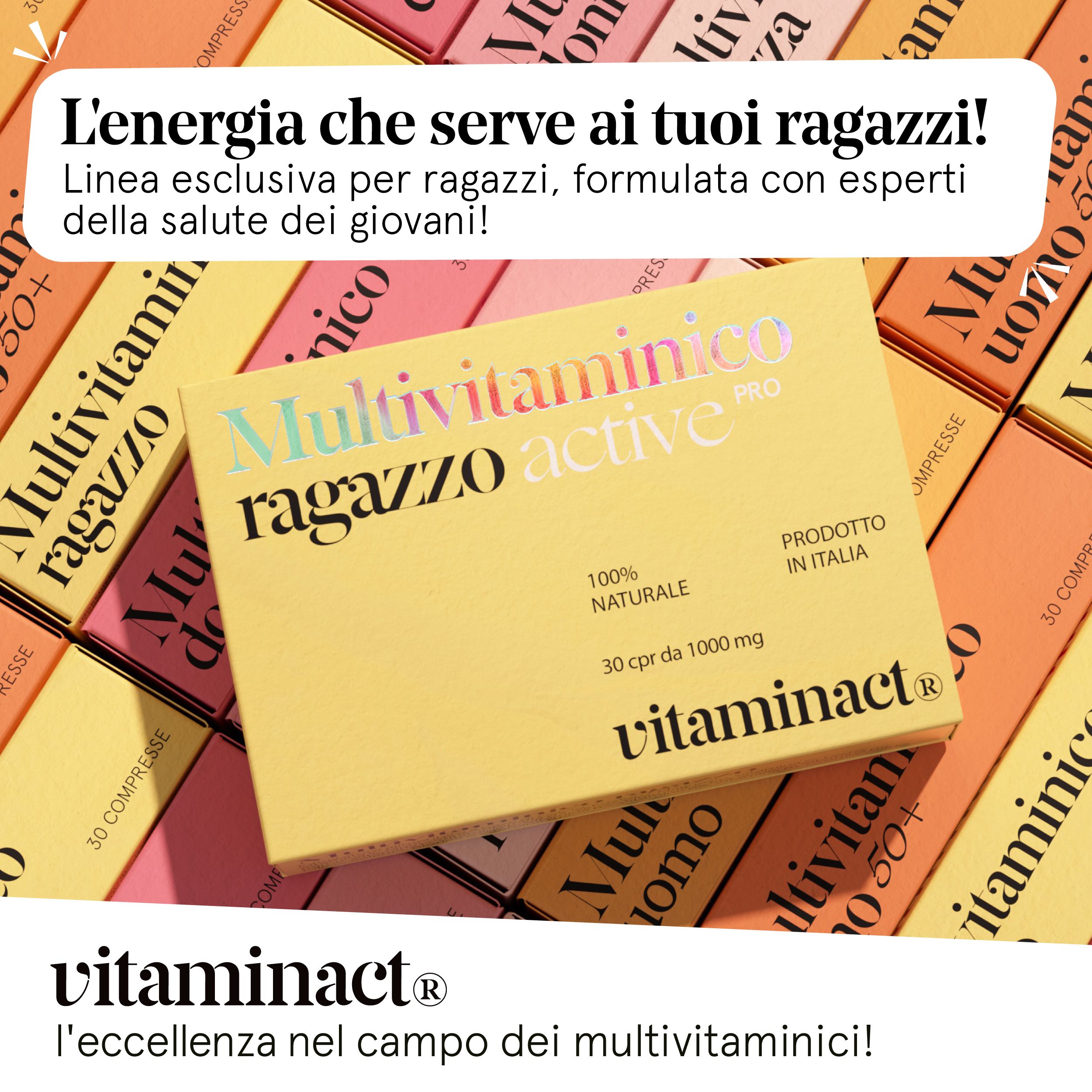 Vitaminact - Multivitaminico Ragazzo Active Pro