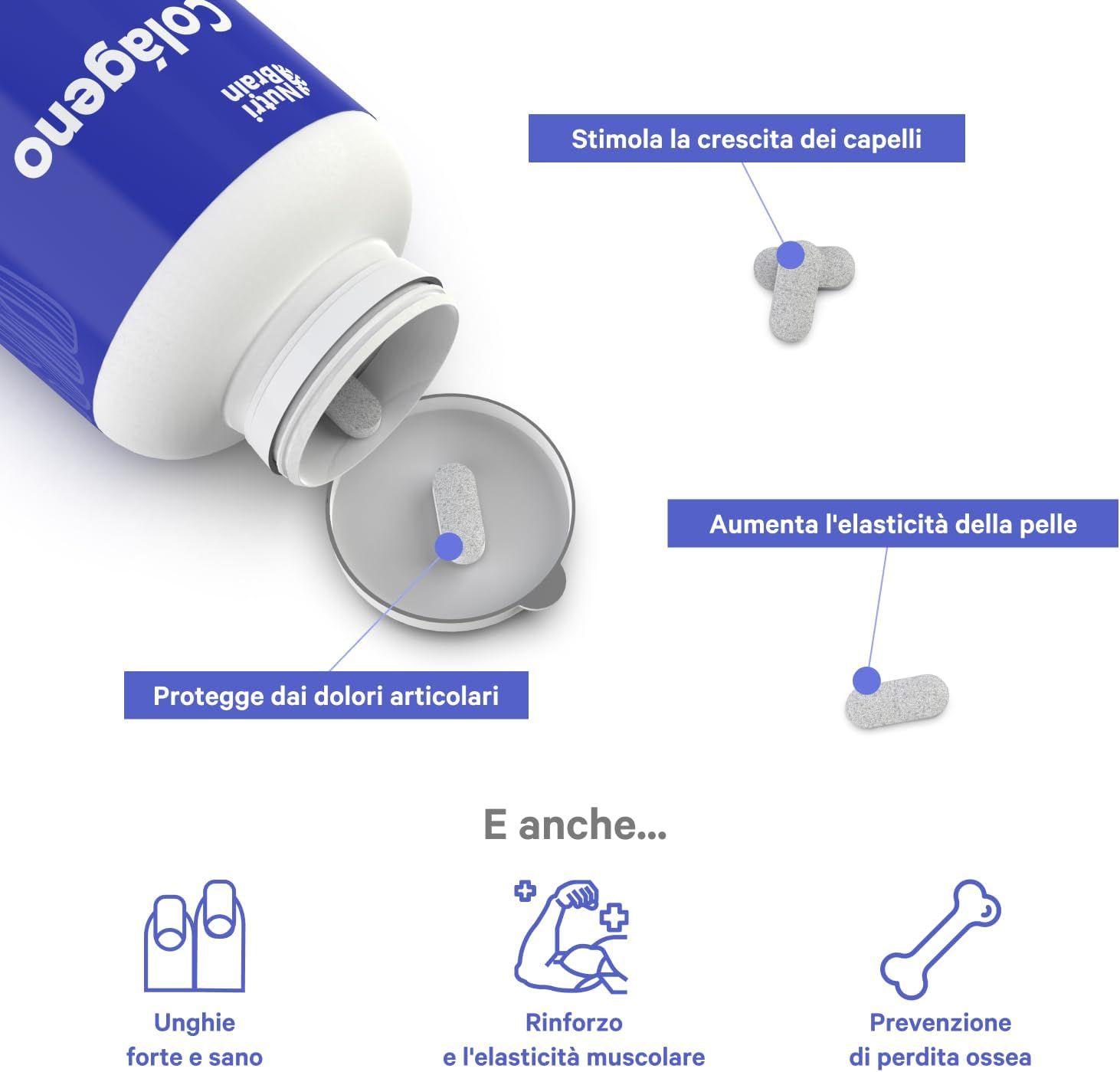 NUTRIBRAIN Capsule di Collagene