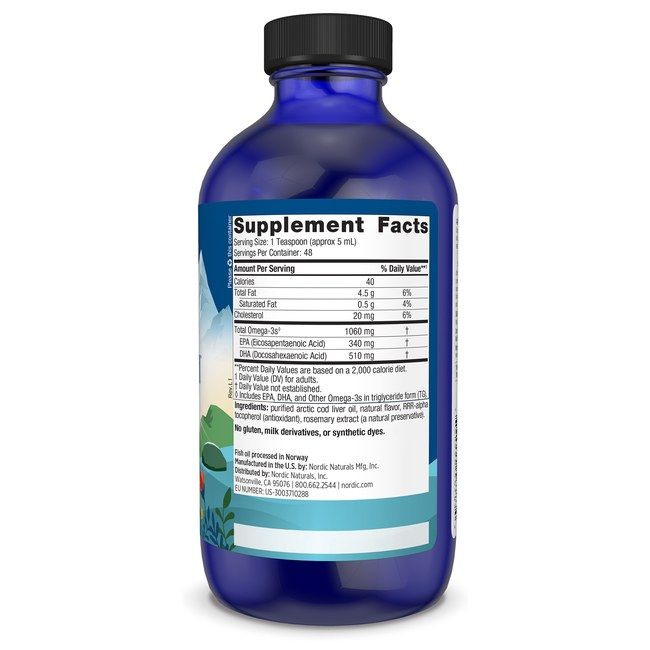 NORDIC NATURALS Olio di fegato di merluzzo artico - Gusto fragola