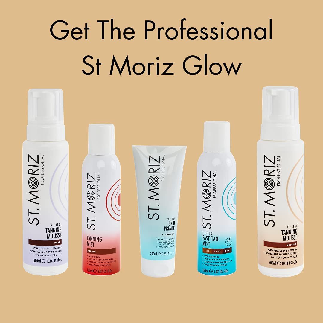 St. Moriz Clear Mousse Autoabbronzante Professionale Medio-Scuro