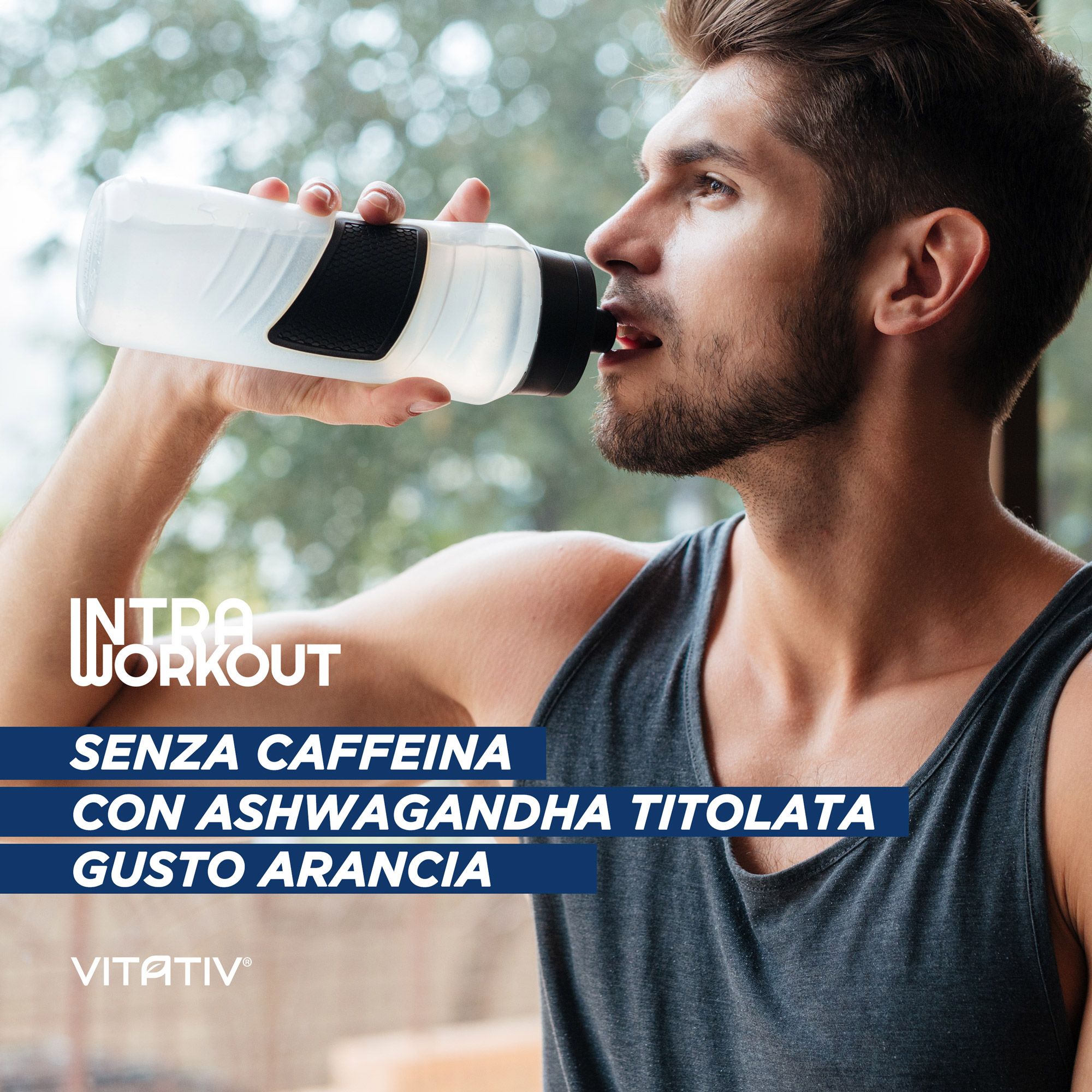 VITATIV® Intra Workout Uomo in Polvere con Maltodestrine, Ashwagandha, Minerali e Vitamine - 150 g