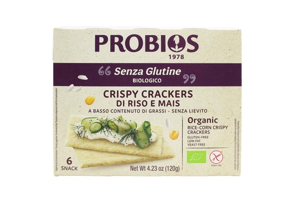 CRISPY CRACKERS DI RISO E MAIS -  Probios