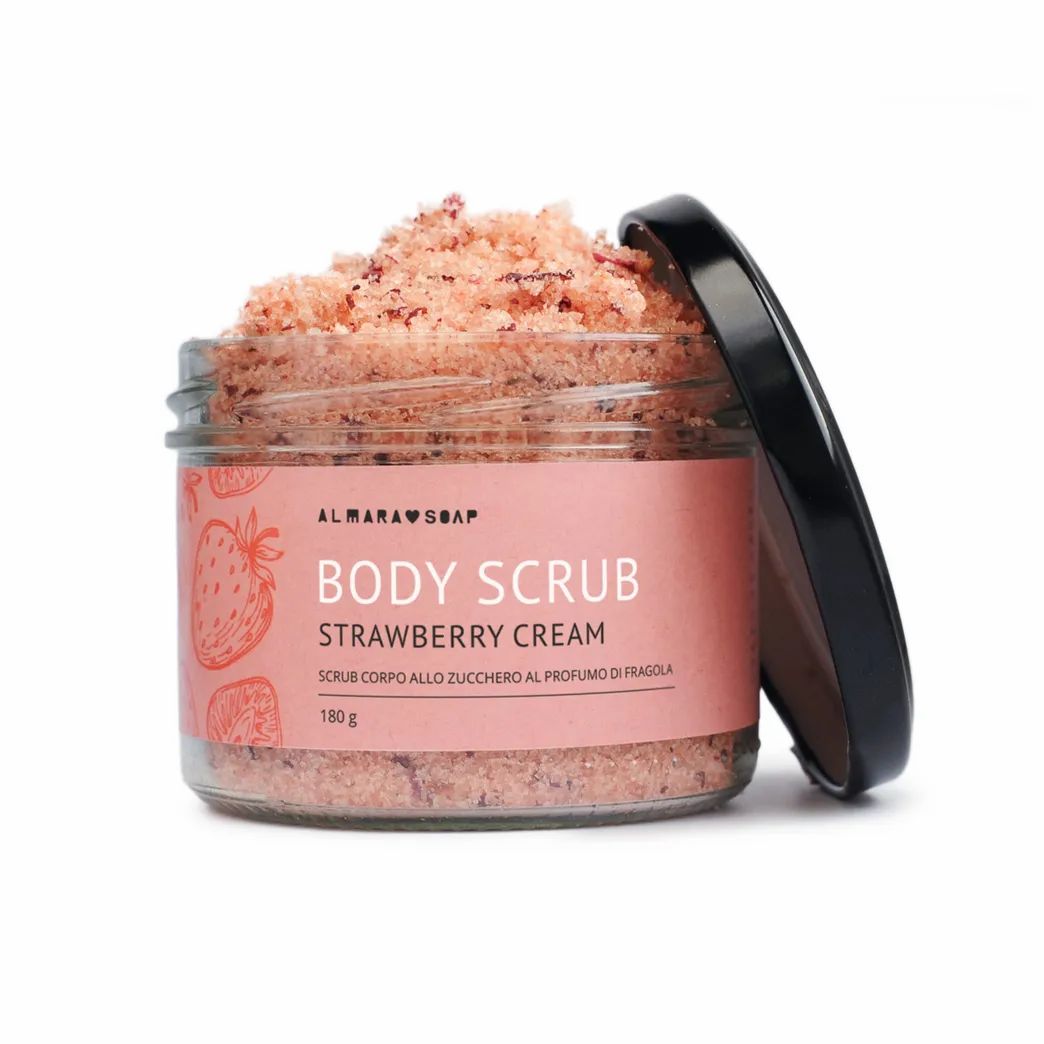 Almara Soap Strawberry Cream Body Scrub
