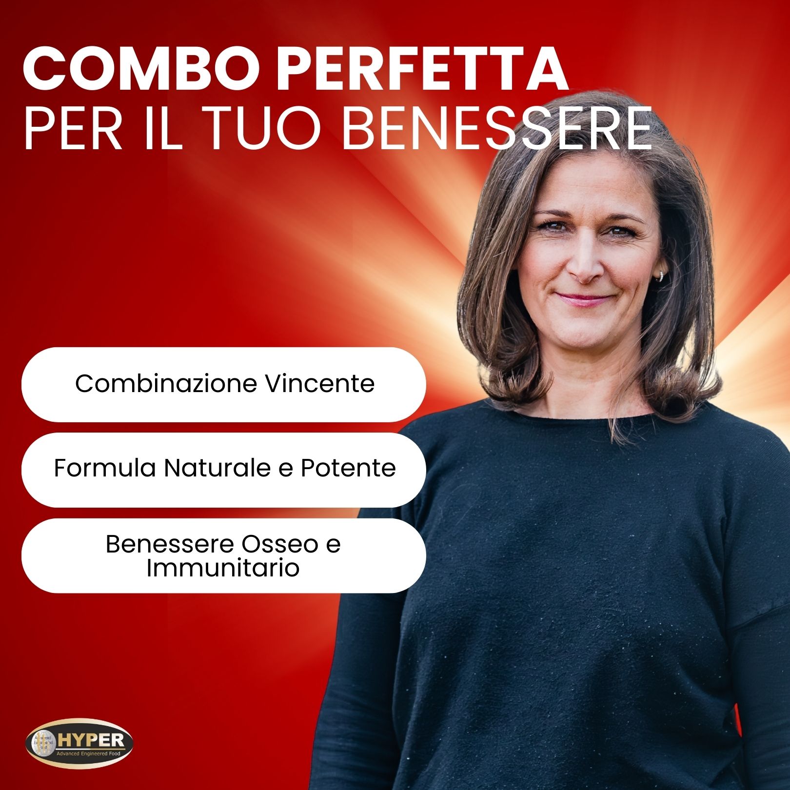 HYPER Vitamina D3 K2  Integratore alimentare per il Benessere delle Ossa e Sistema Immunitario