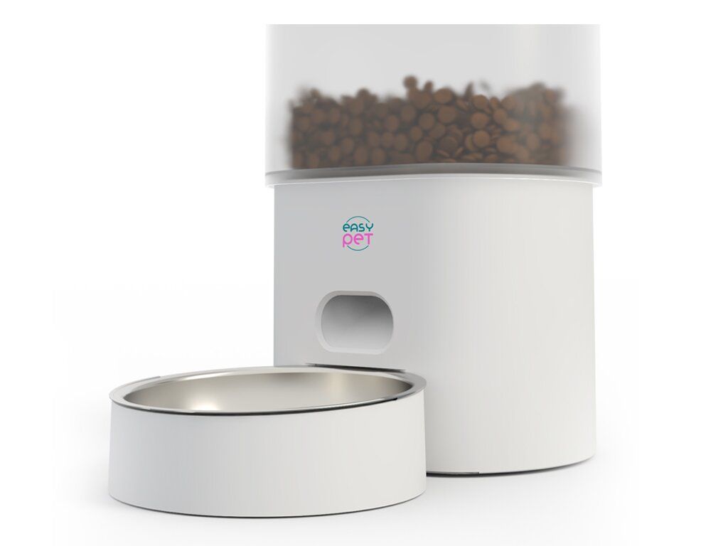 EASY PET Kit distributore automatico di cibo 3L e fontanella 2,5L