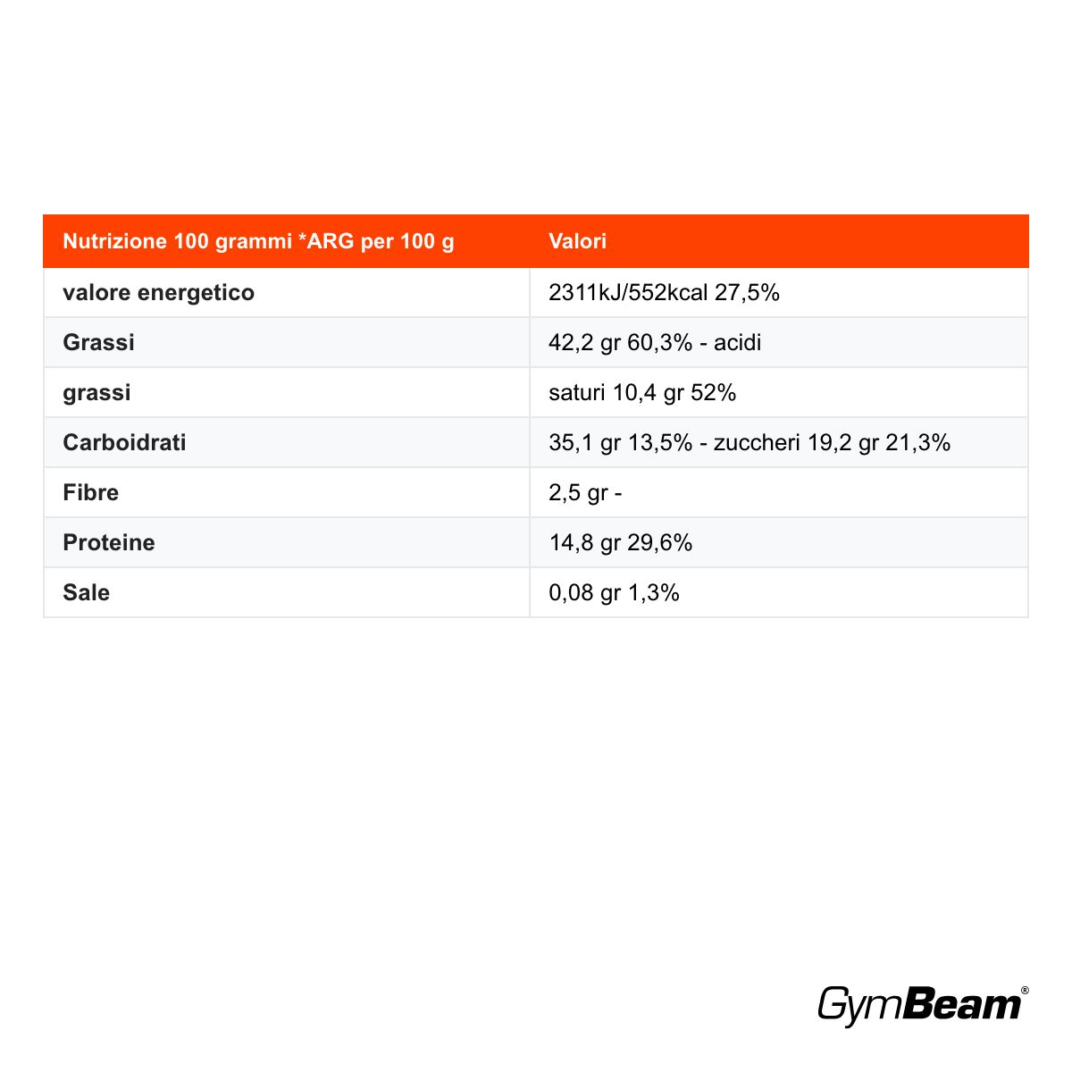 GymBeam burro di anacardi