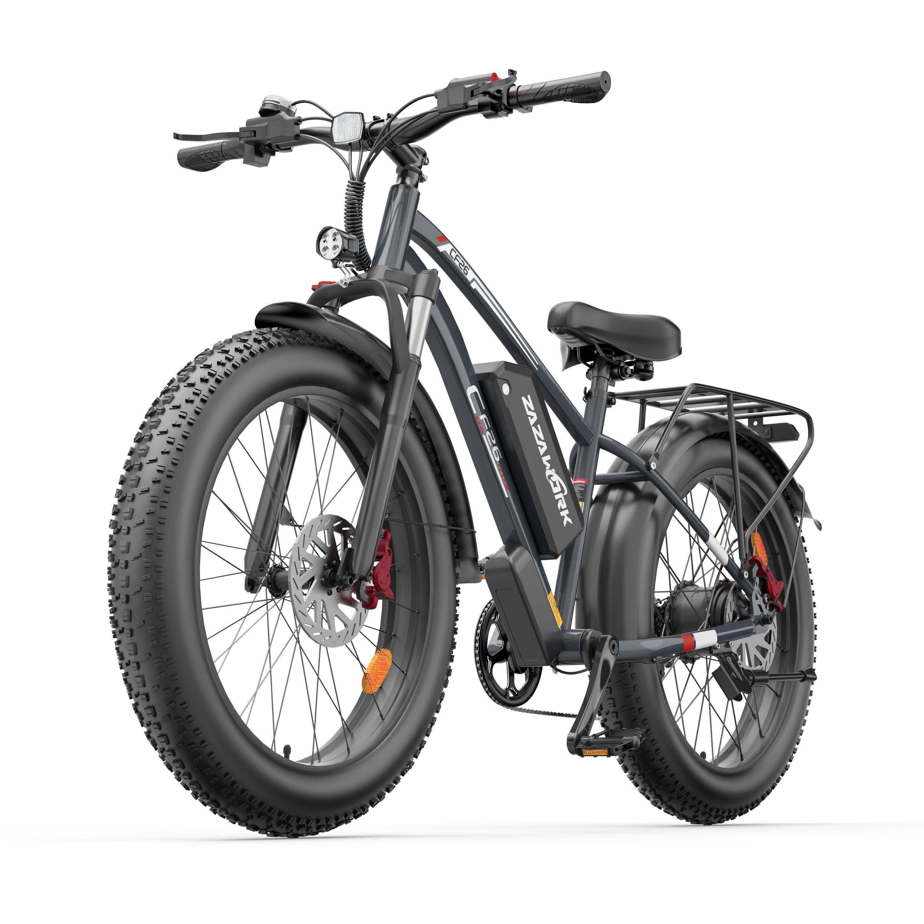 Bicicletta elettrica per adulti, batteria da 48 V 20 Ah, freni a disco idraulici