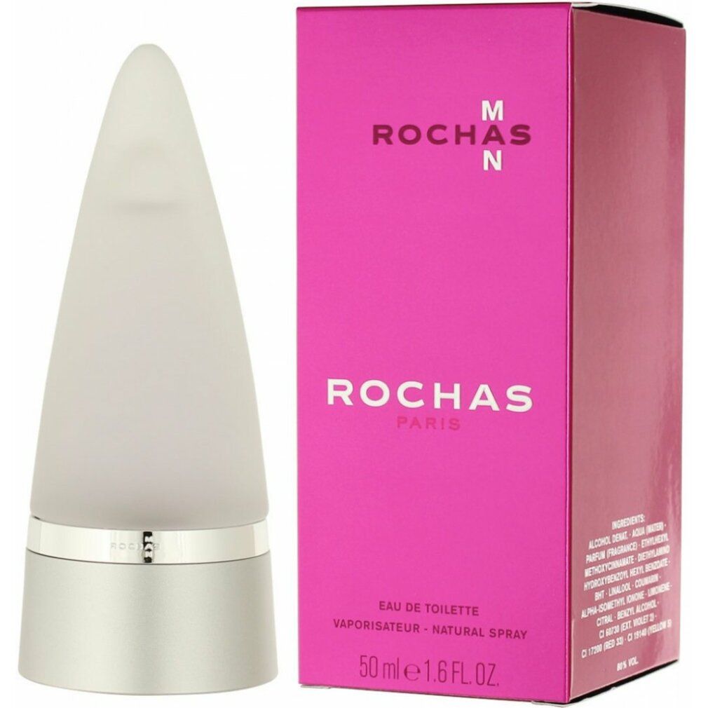 Flacone di profumo e confezione. Flacone conico, base argentata, vetro bianco. Confezione rosa con scritta.