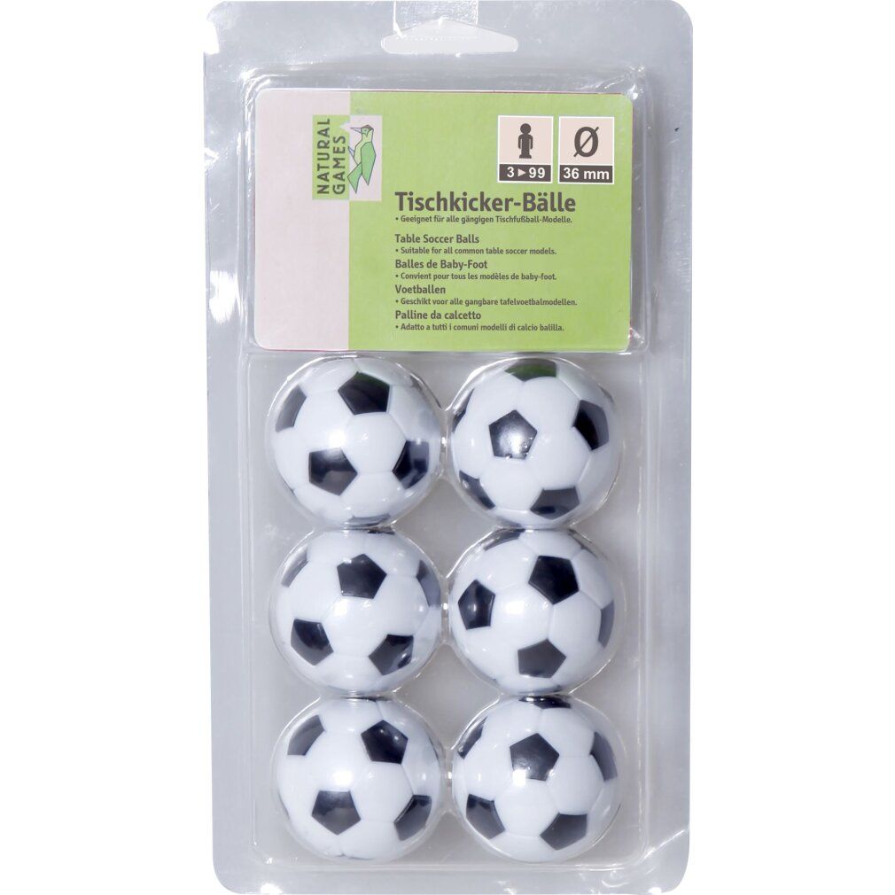 ng palloni di ricambio per calcio balilla 6pcs, #36mm