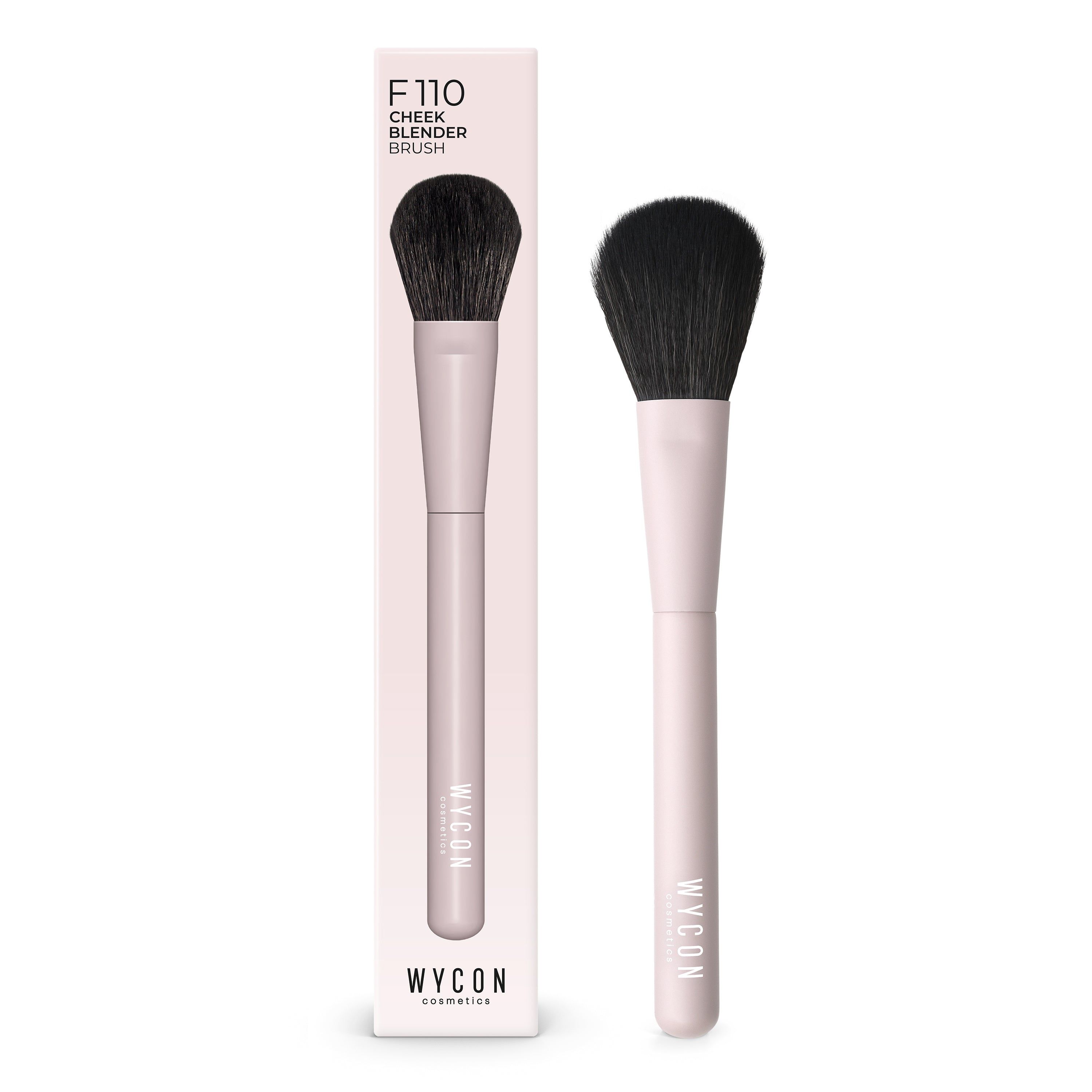WYCON cosmetics F110 CHEEK BLENDER Pennello fard piccolo e leggermente schiacciato in setole morbide