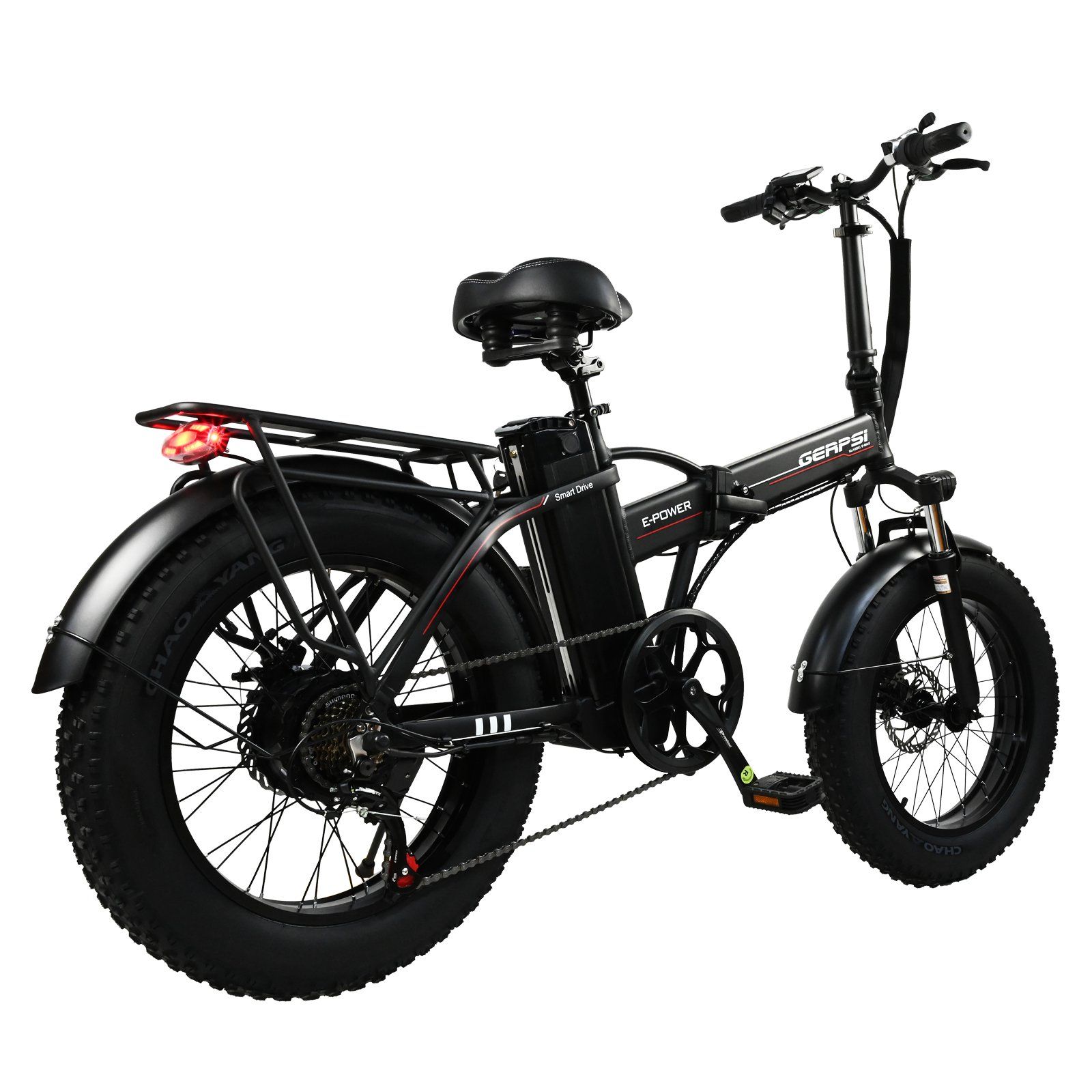 BAOLUJIE DZ2002 Bicicletta elettrica per adulti, batteria rimovibile da 48 V 16 Ah