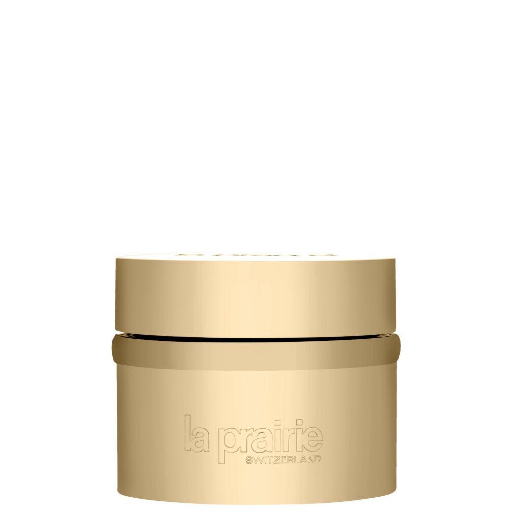 Vaso dorato con coperchio. Inciso: La Prairie, Svizzera. Forma cilindrica, superficie liscia.