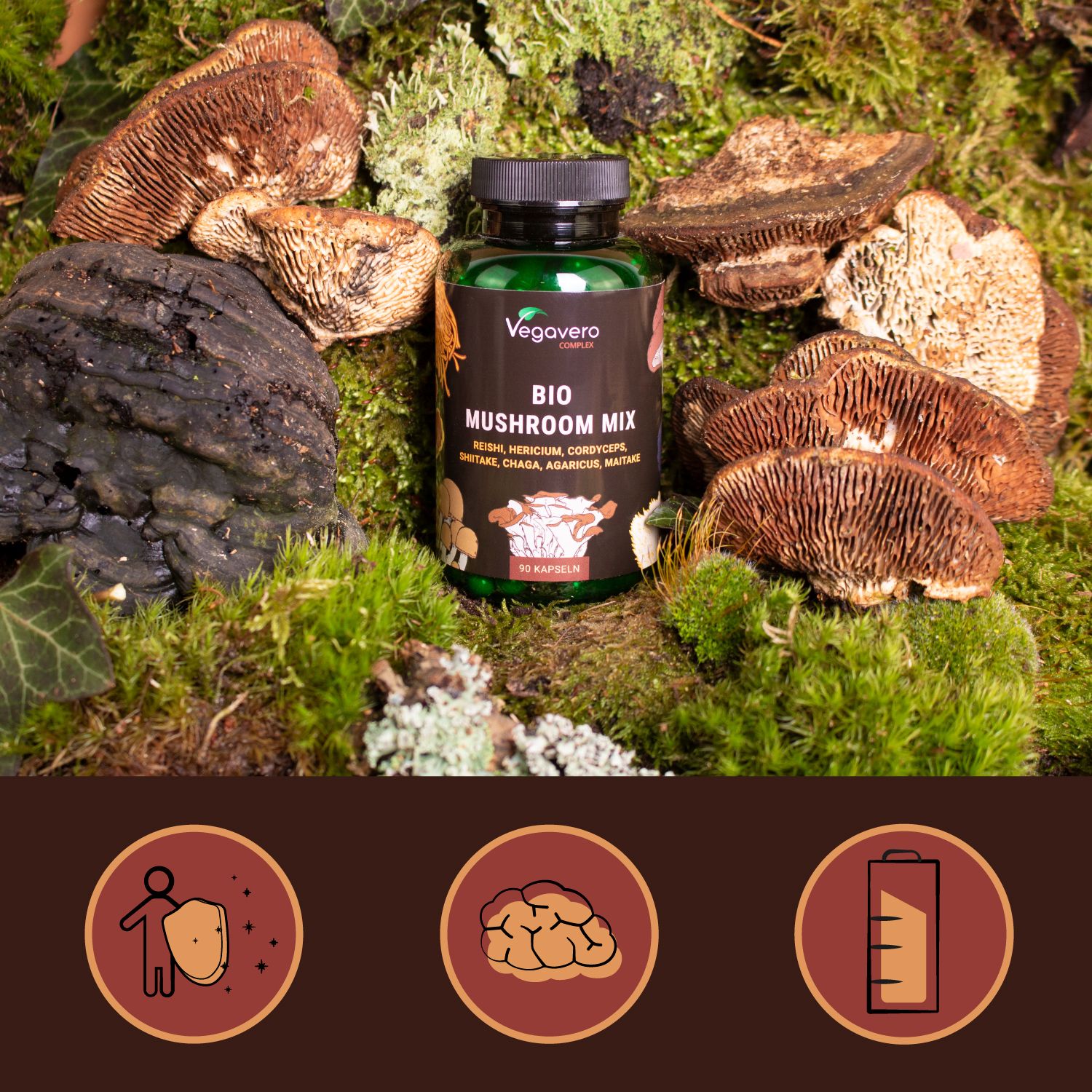 VEGAVERO Mushroom Mix BIO Complex
