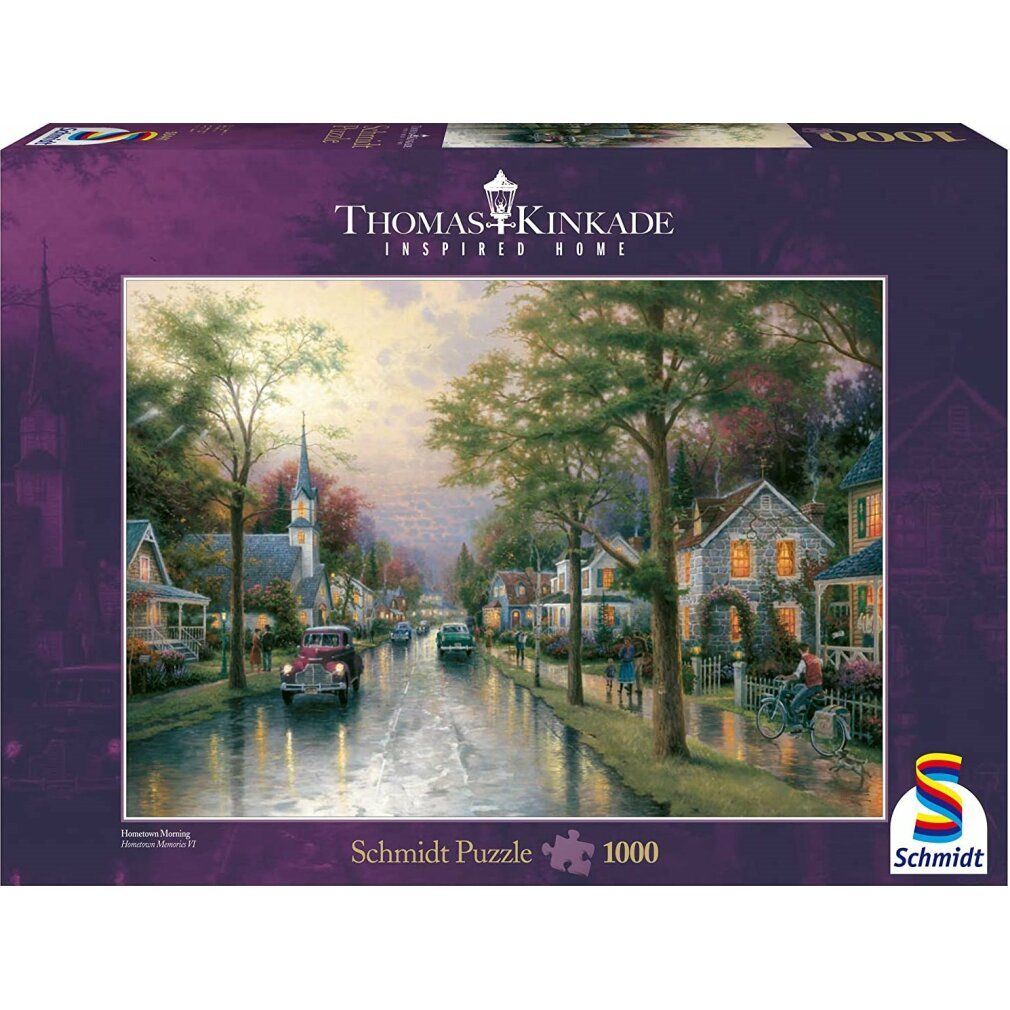 schmidt Puzzle Mattina nella città natale 1000 pezzi