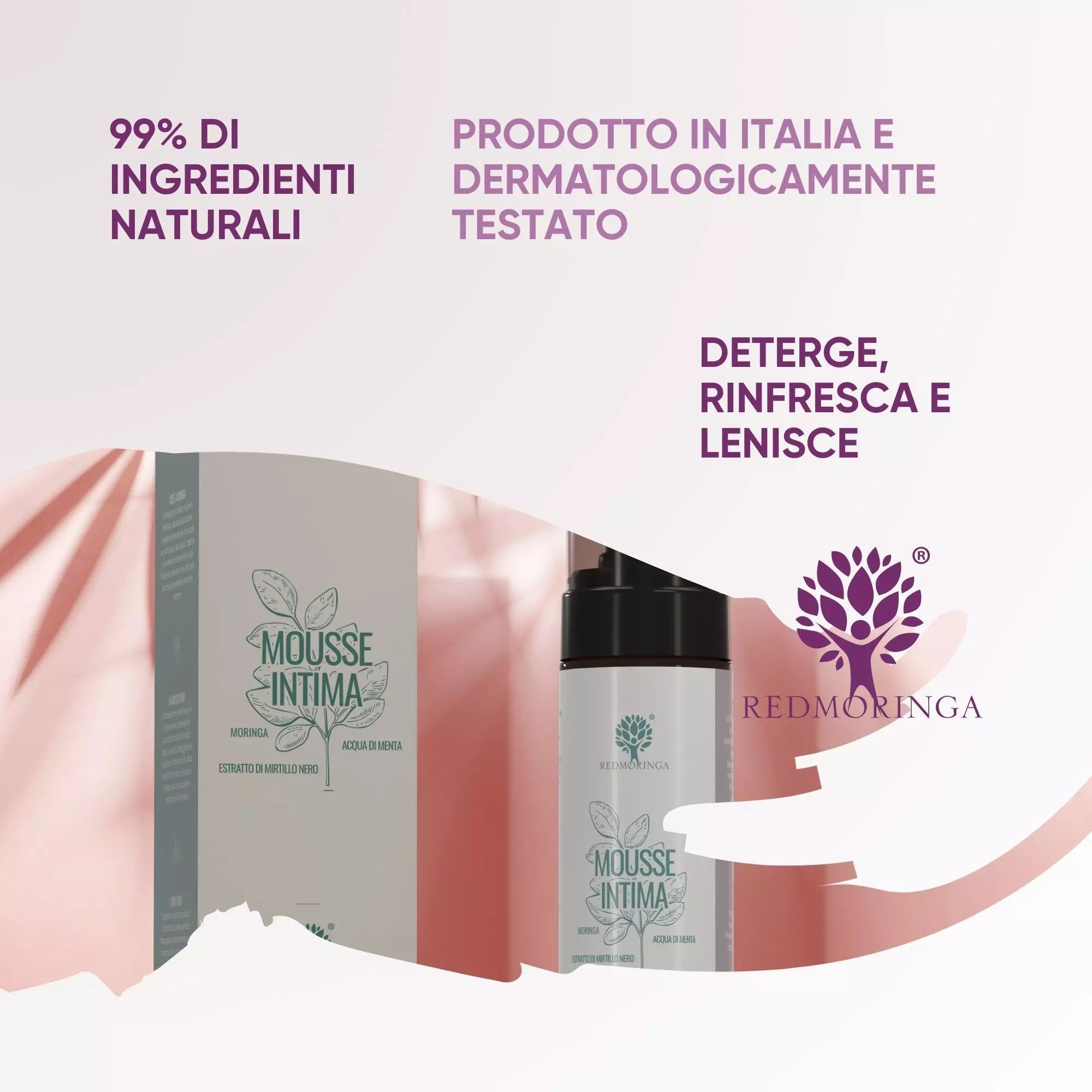 RedMoringa Mousse Detergente Intima Delicata – Uso Quotidiano