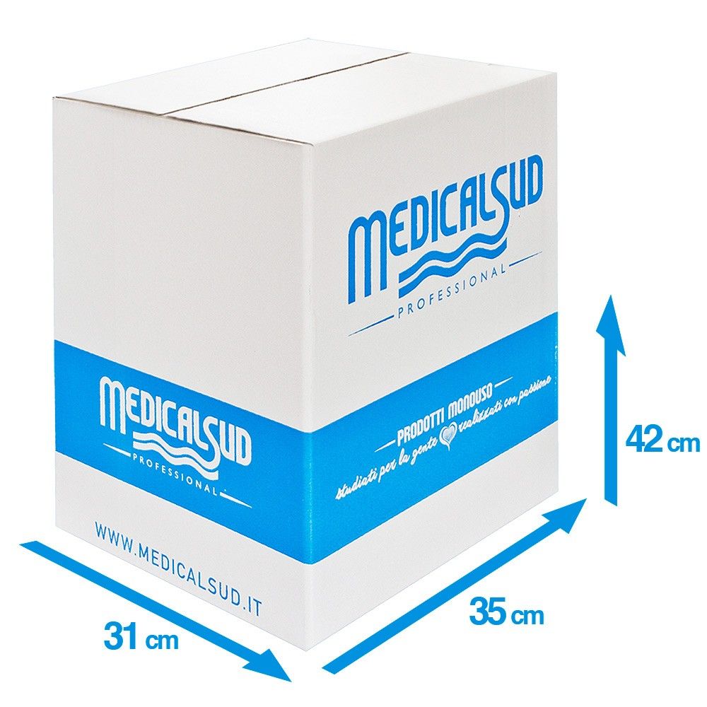 Medical Sud Coprimaterasso Monouso Idrorepellente con Angoli Elastici Letto Singolo