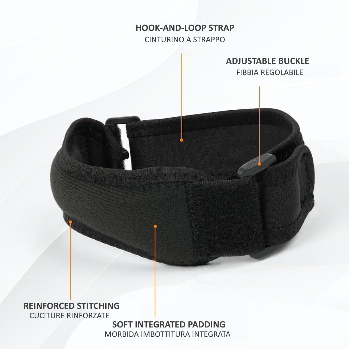 Cinturino Rotuleo 2 Pezzi – Supporto per Tendinite Rotulea