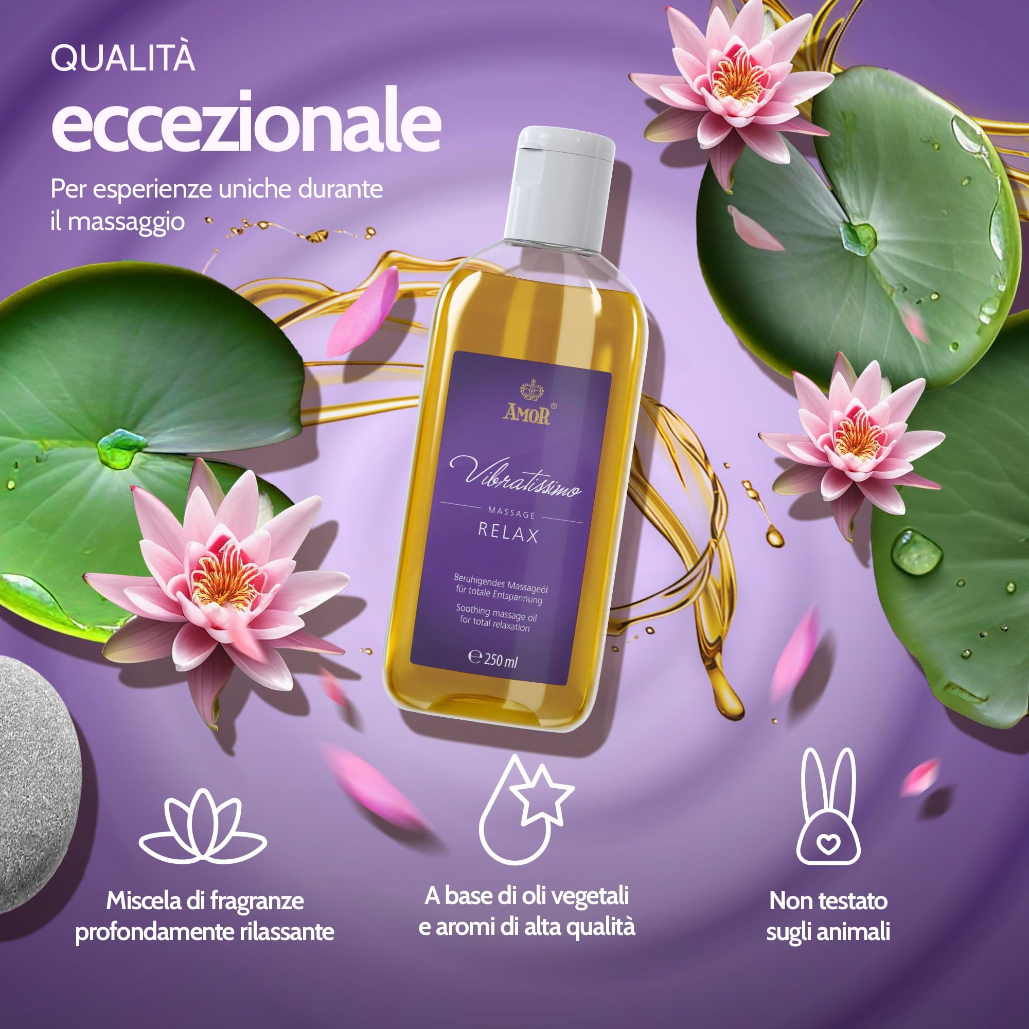 Vibratissimo Olio da Massaggio Relax