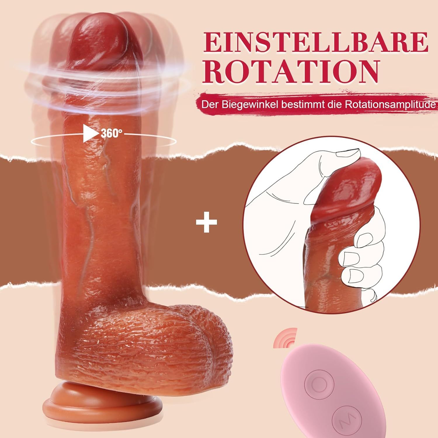 HIVEFUN Vibratore dildo, accessorio intimo