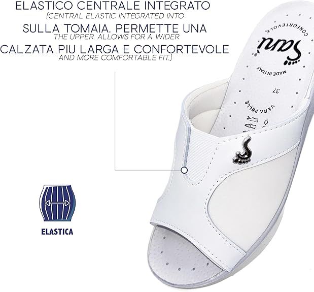 Sanì pantofola sanitaria da donna per alluce valgo