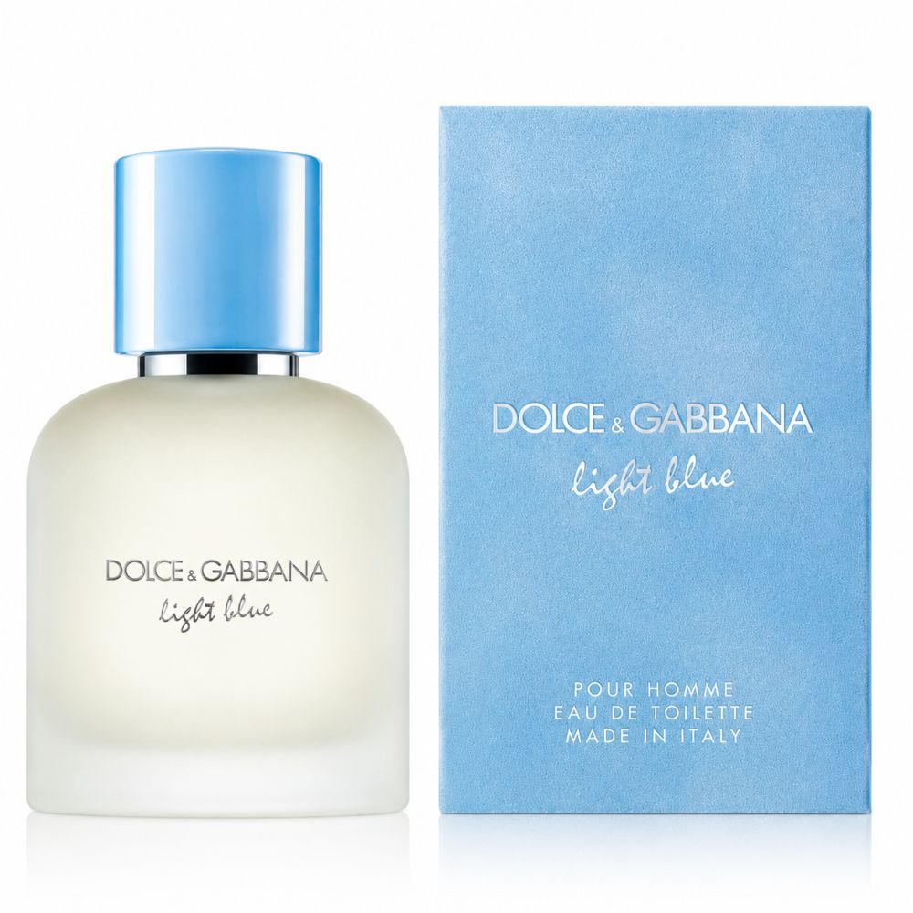 Flacone e confezione Dolce & Gabbana Light Blue Pour Homme Eau de Toilette.