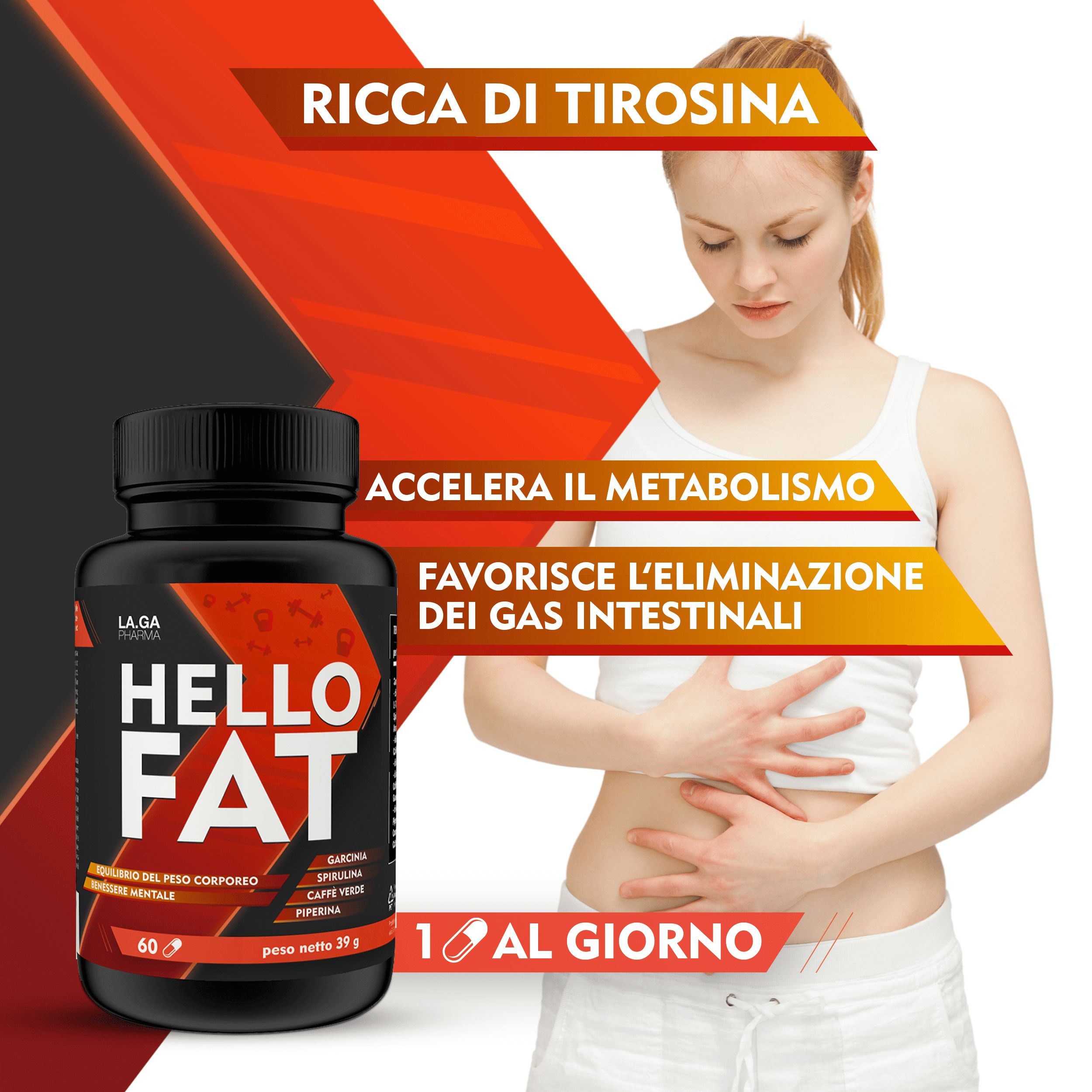 LA.GA Hello Fat Brucia Grassi