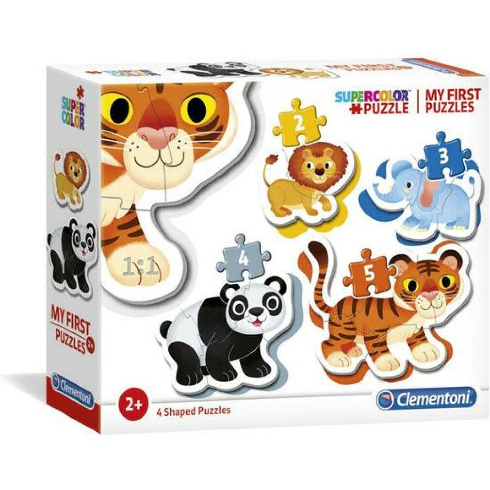 Animali selvatici - Il mio primo puzzle 3-6-9-12 pezzi