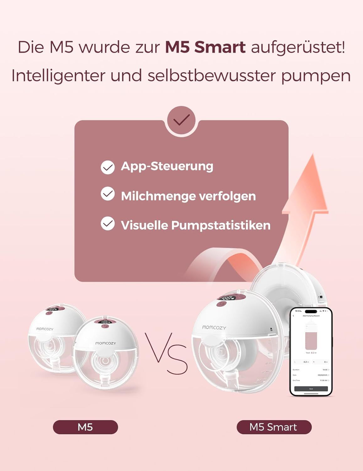Momcozy Tiralatte Elettrico Smart