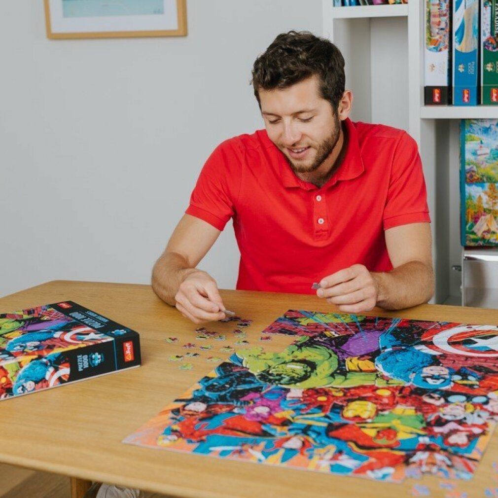 trefl Puzzle Premium Plus Marvel: Heroes of Marvel 1000 pezzi