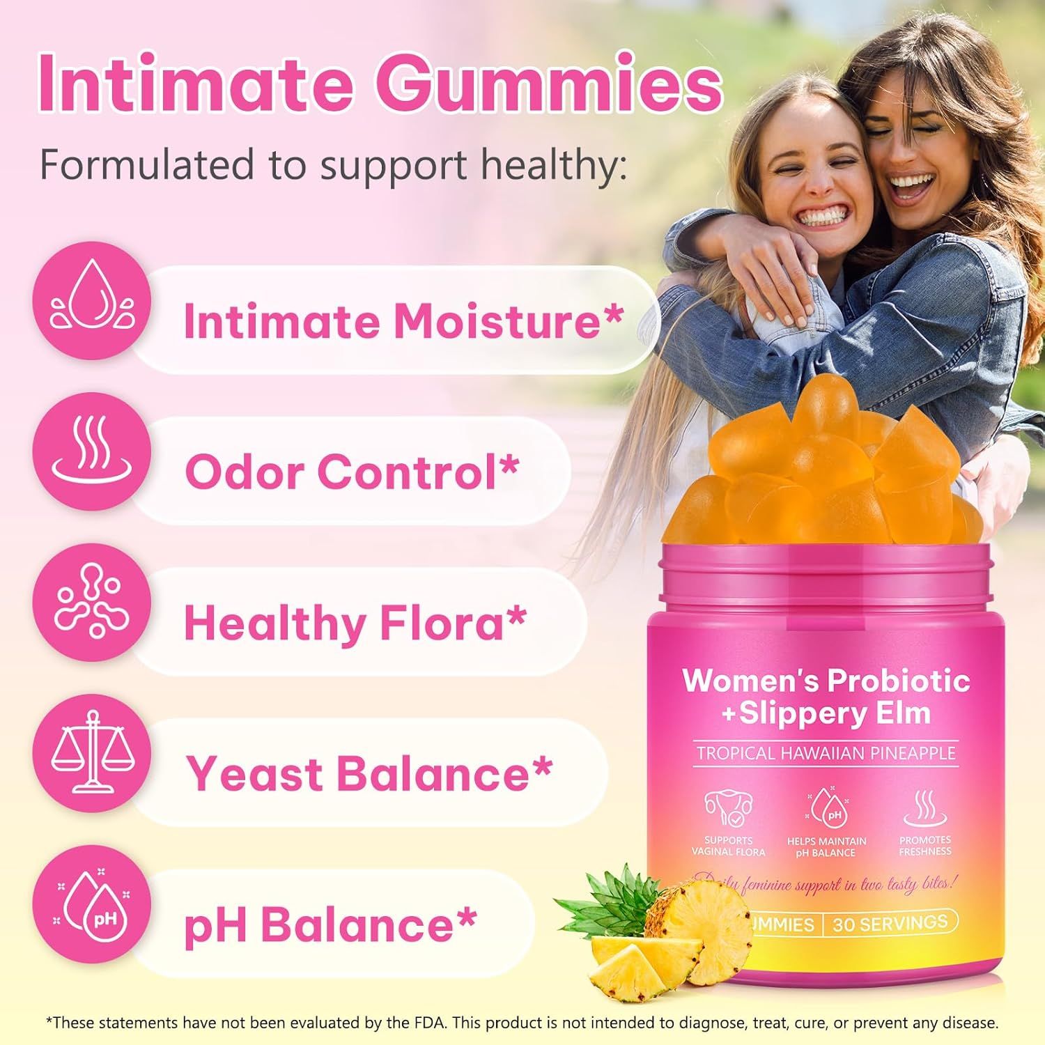 Zoxpm Caramelle Gommose Probiotiche per la Flora Intima Femminile