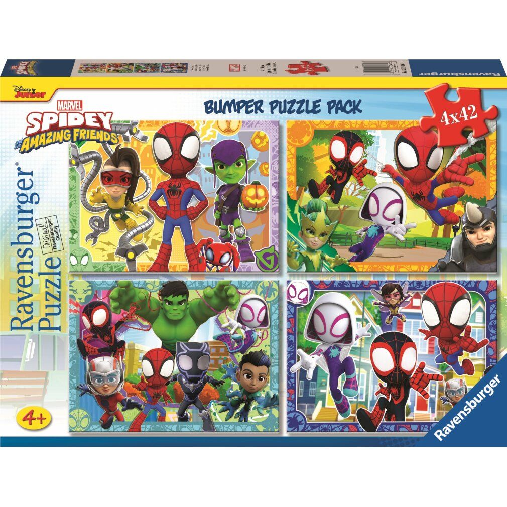Puzzle 4x42 Bumper Pack - Spidey