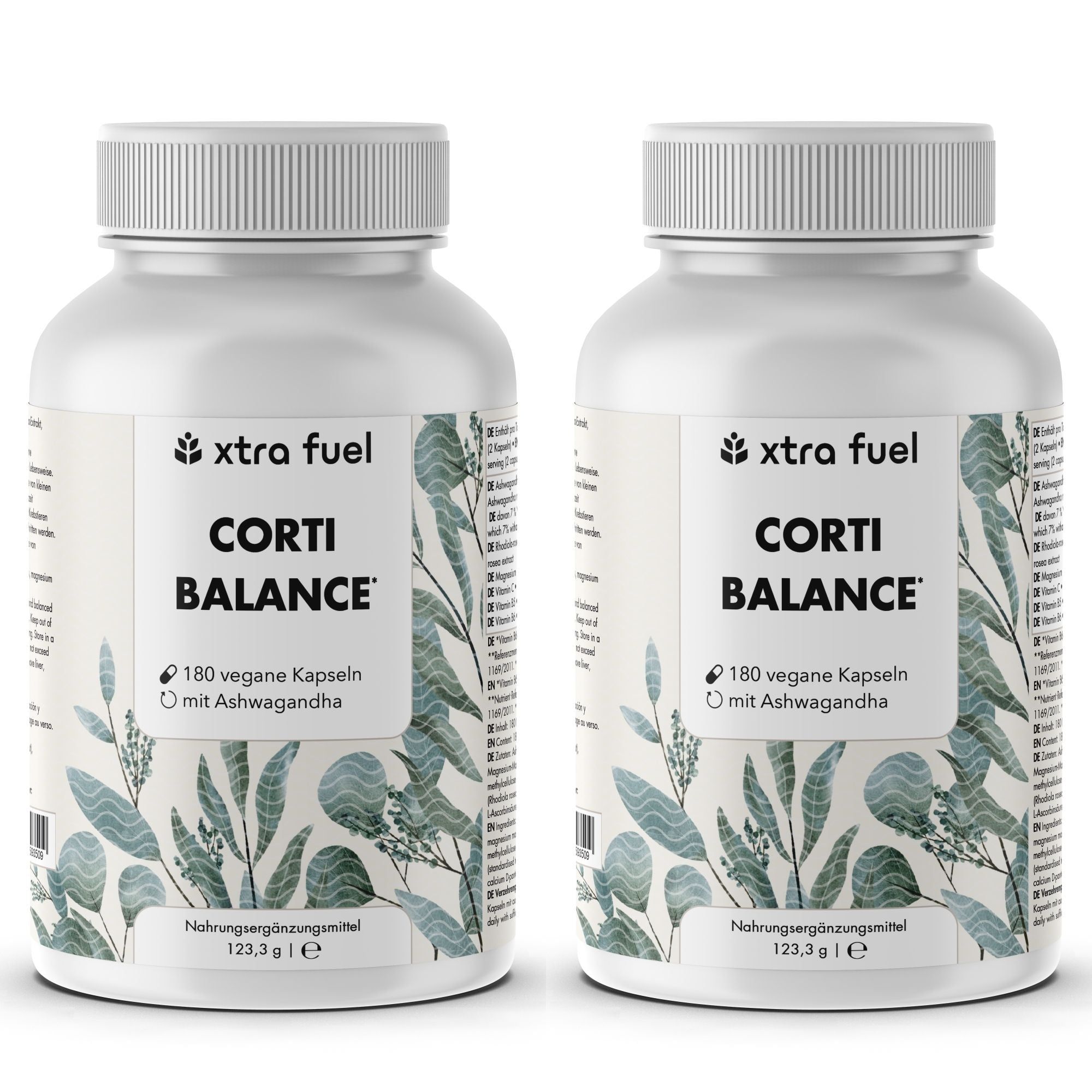 XTRA FUEL Corti Balance - Mix di nutrienti con ashwagandha (7% withanolidi), rhodiola e vitamina B6