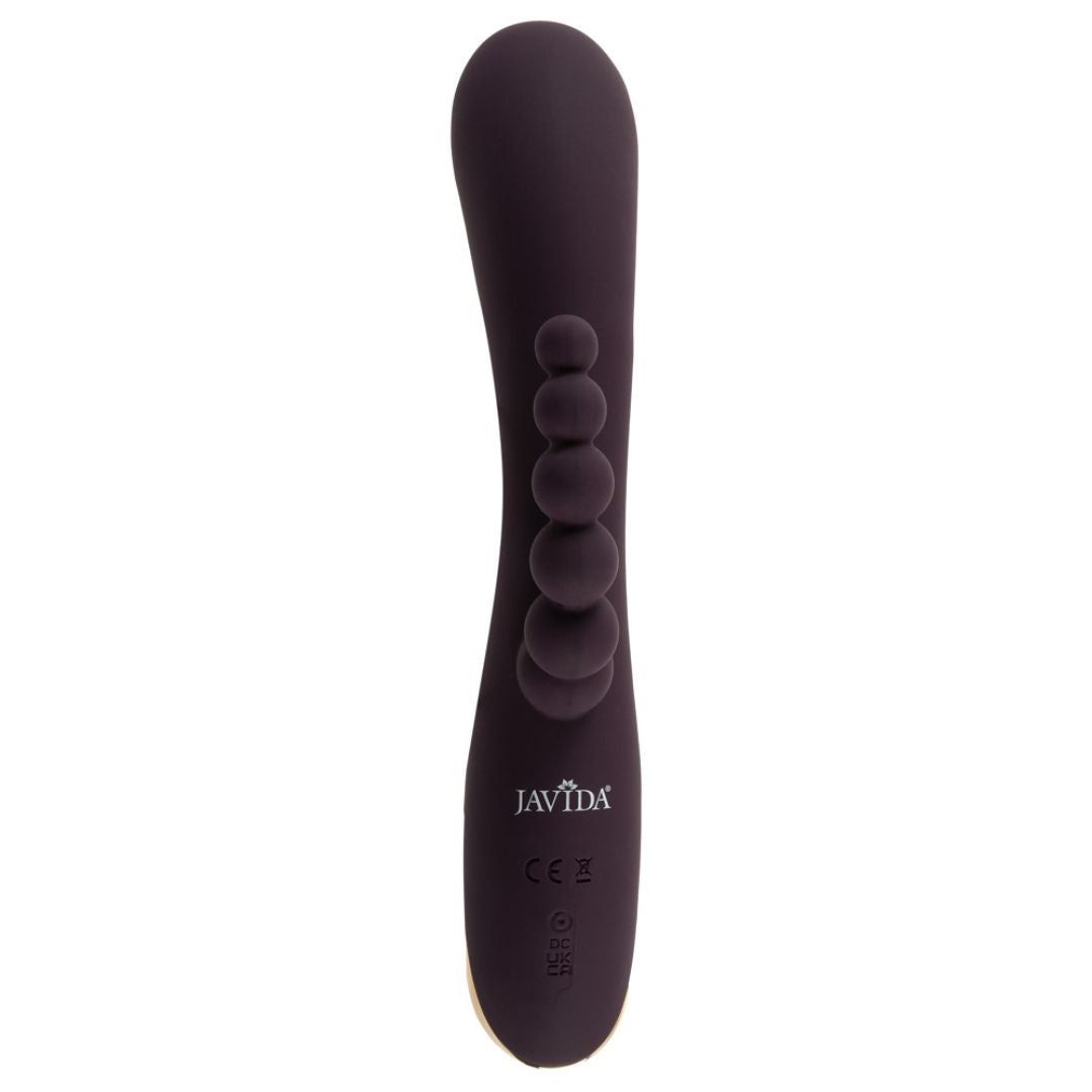 Vibratore Rabbit “Triple Vibrator” con stimolatore anale | 10 modalità di vibrazione | Javida