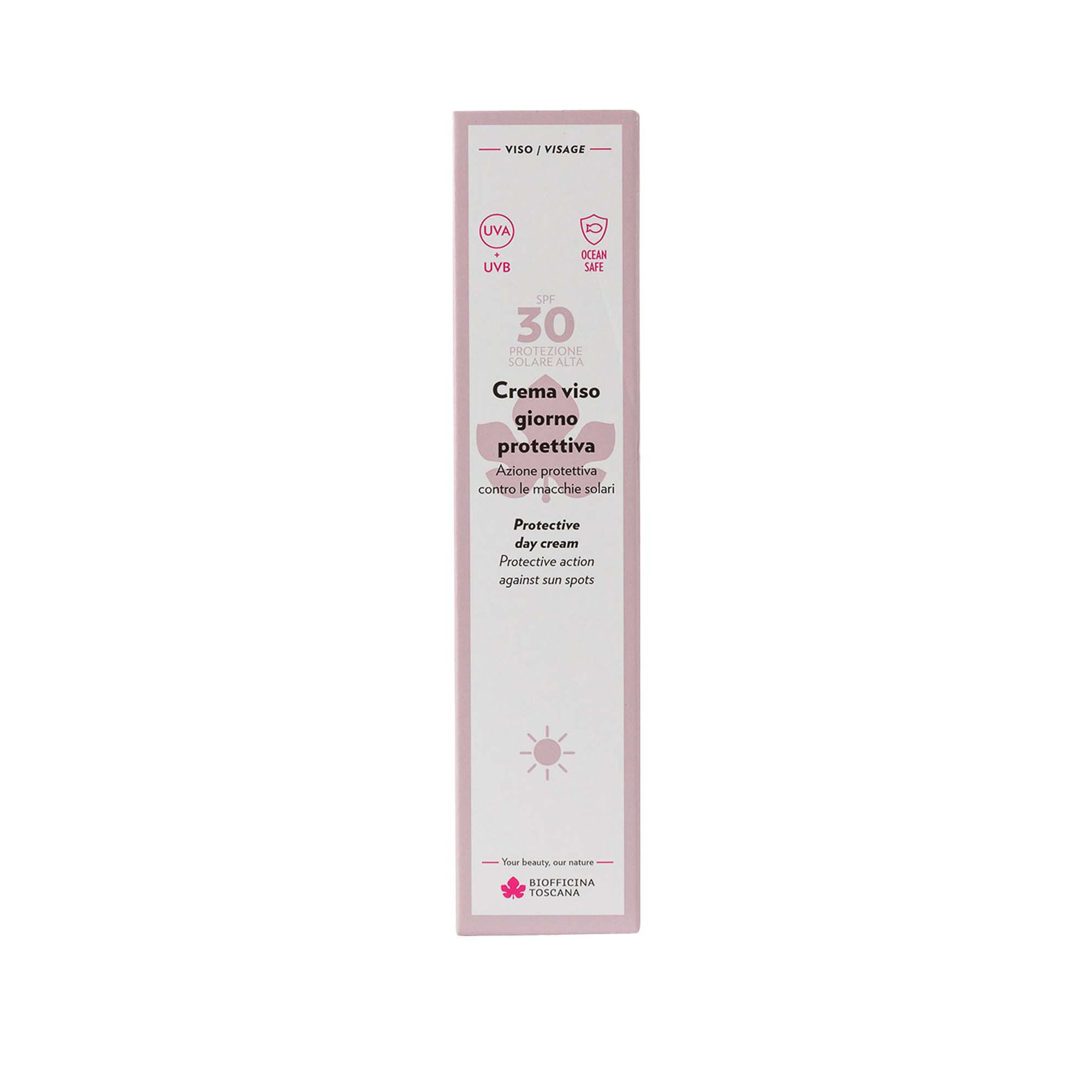 Crema Viso Giorno Protettiva SPF30 Biofficina Toscana