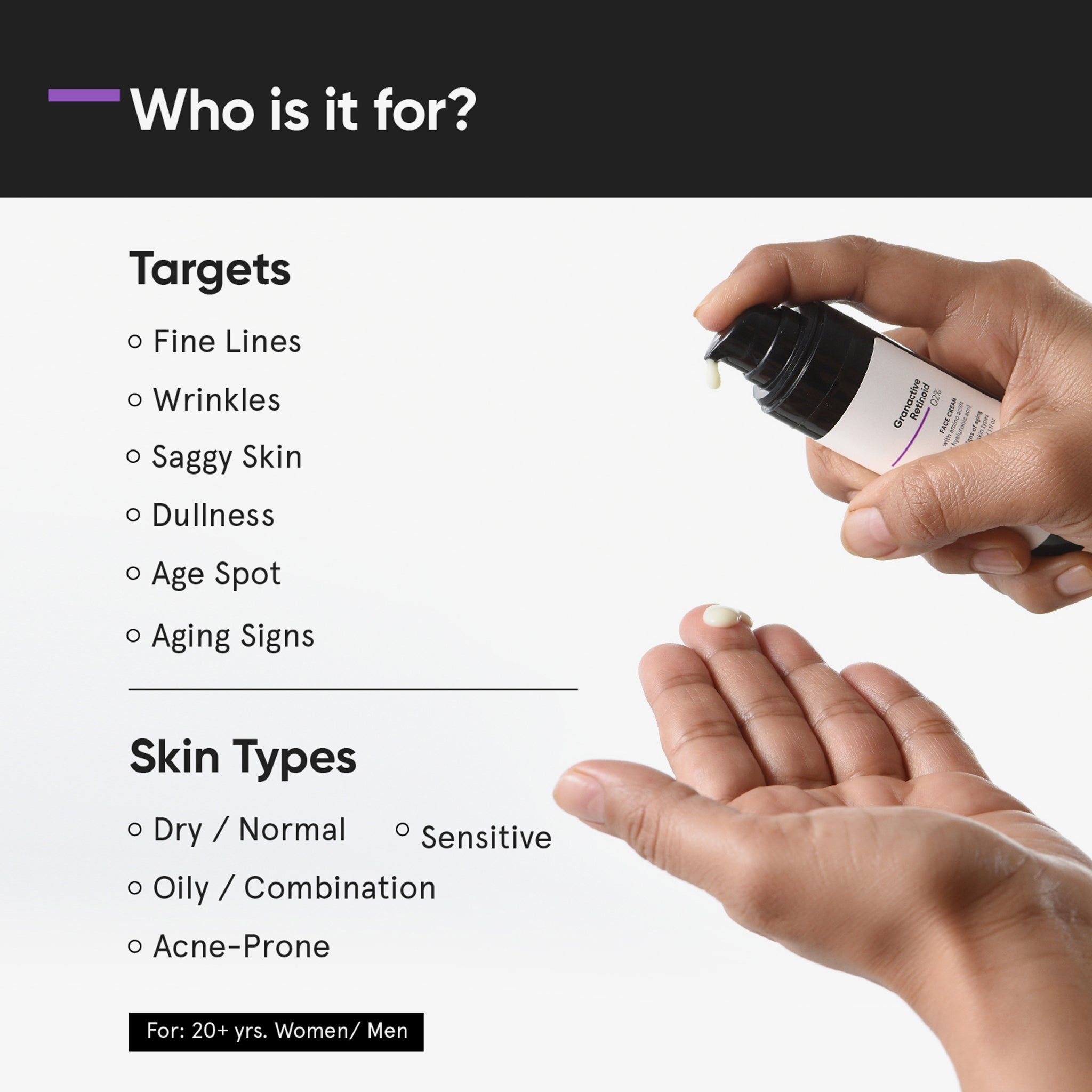 Minimalist Granactive Retinoid 02% Face Cream