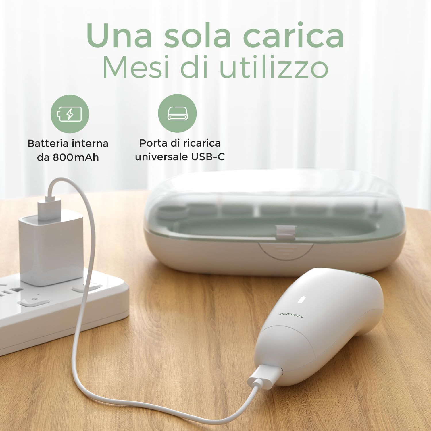 Momcozy Lima per Unghie Elettrica per Bambini