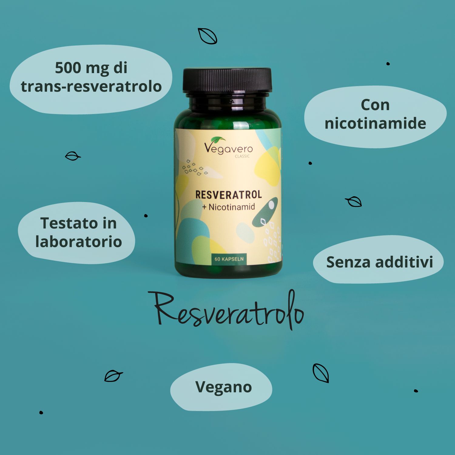 VEGAVERO Resveratrolo Plus
