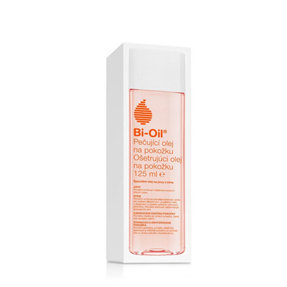 Flacone Bi-Oil da 125 ml di lozione per la cura della pelle.