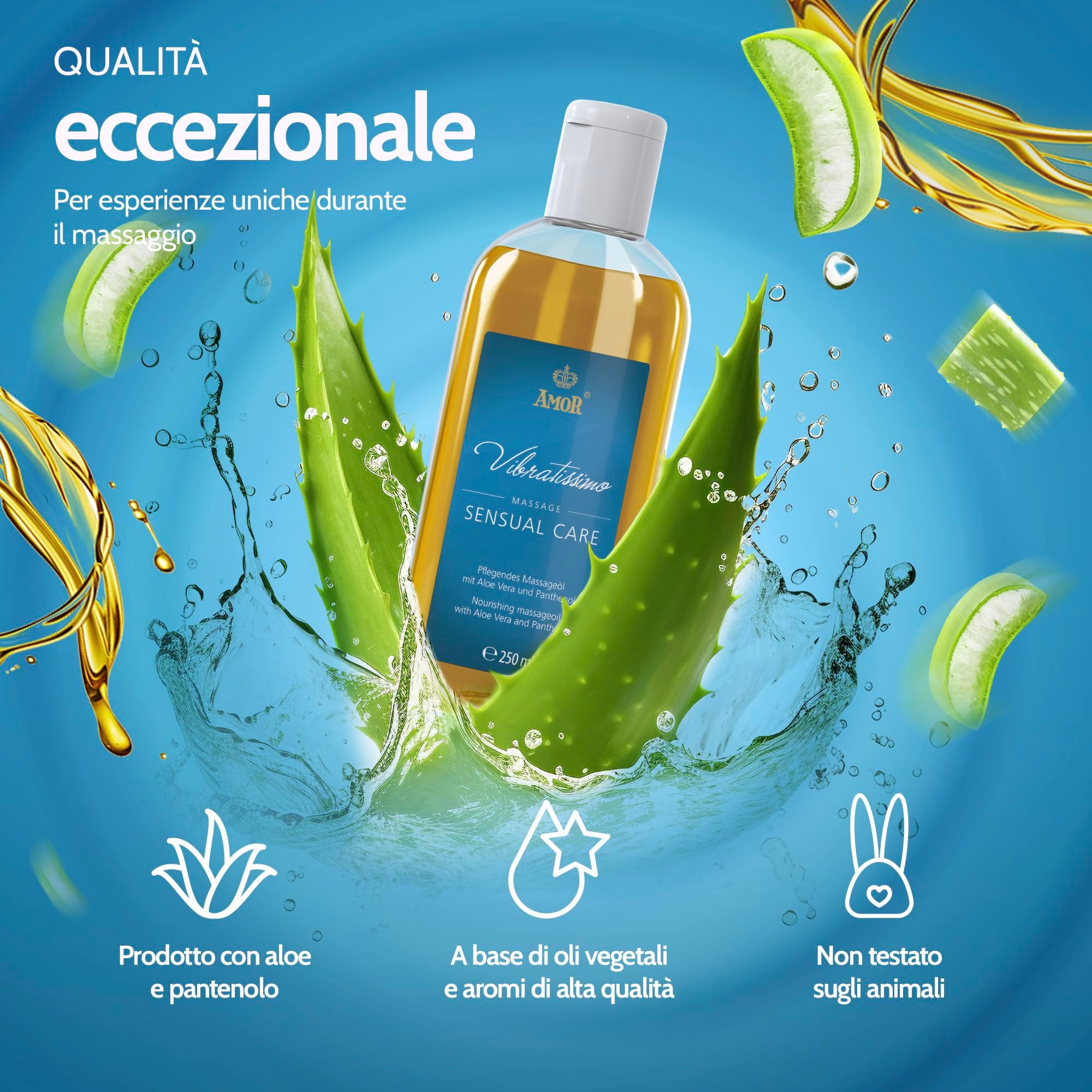 Vibratissimo Olio da Massaggio Sensual Care