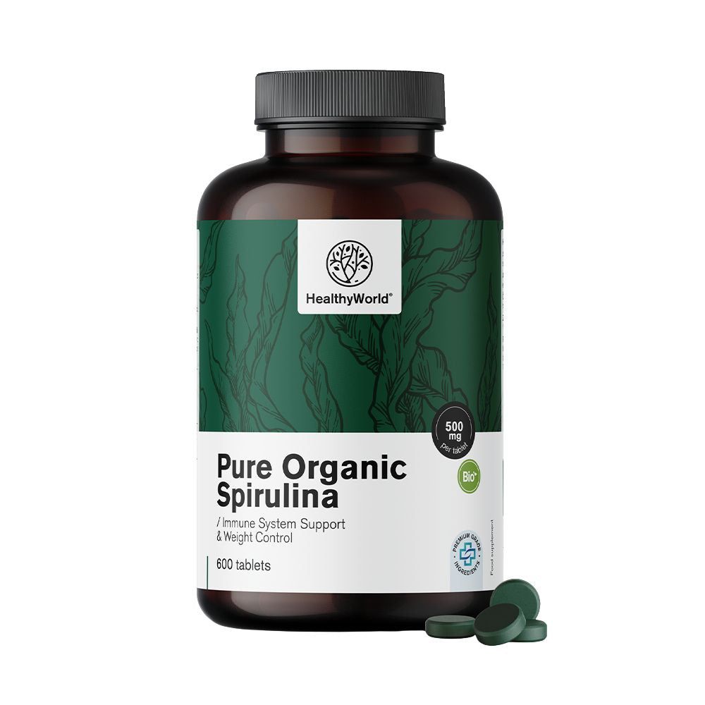 HealthyWorld BIO Spirulina 500 mg