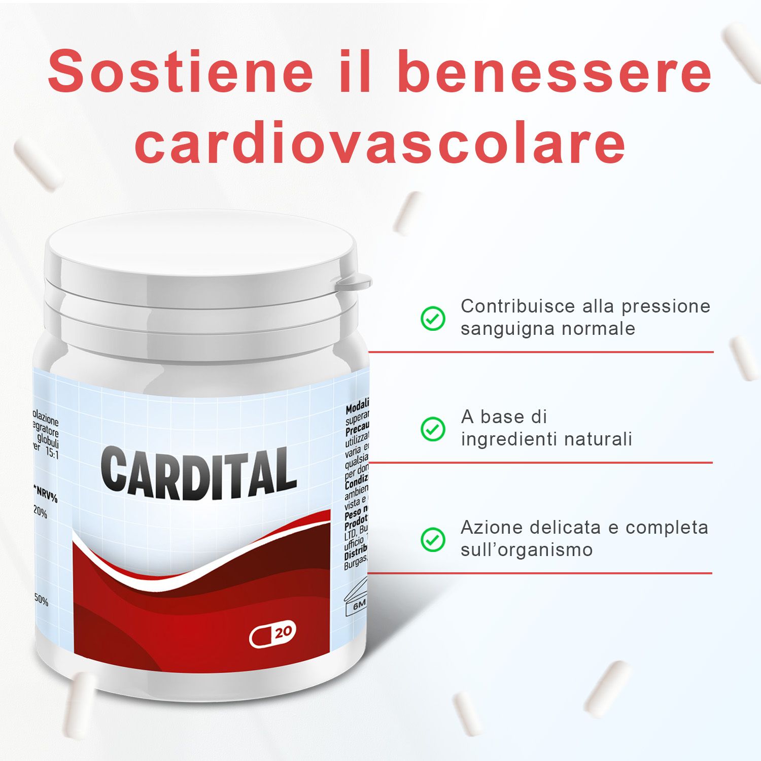 Cardital Capsule – Con aminoacidi e Magnesio