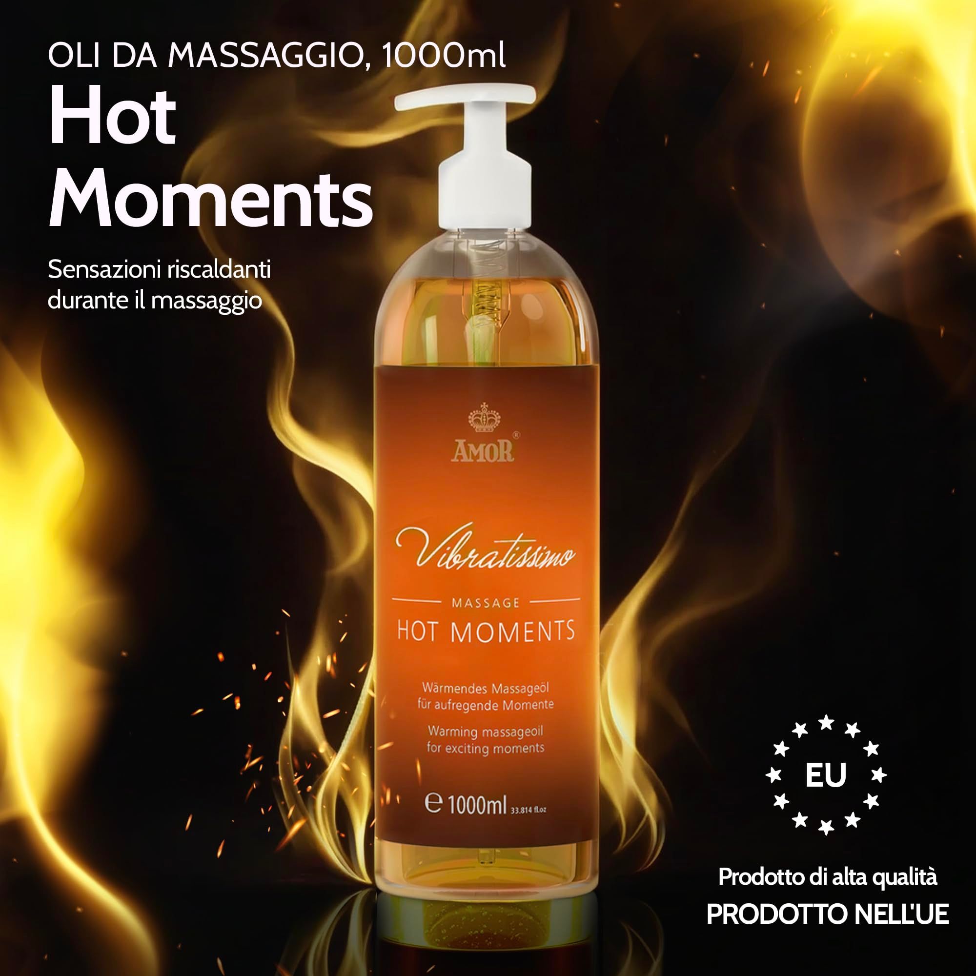 Vibratissimo Olio da Massaggio Hot Moments