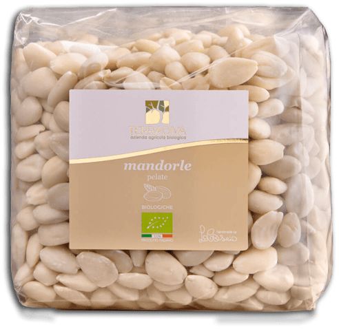 Terradiva box regalo con mandorle pelate e crema spalmabile 100% mandorle pelate