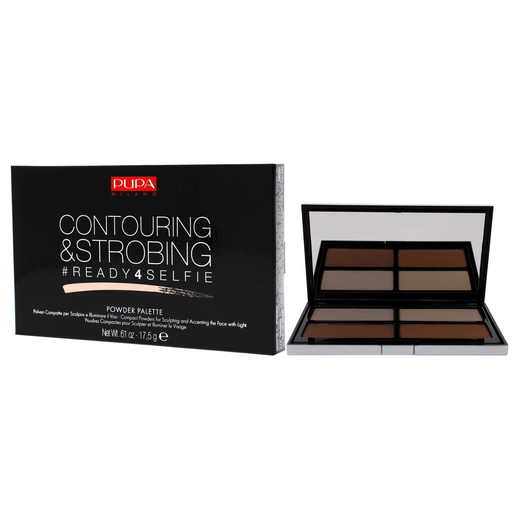 Pupa Milano Palette Contouring & Strobing 17,5 g — tonalità 001