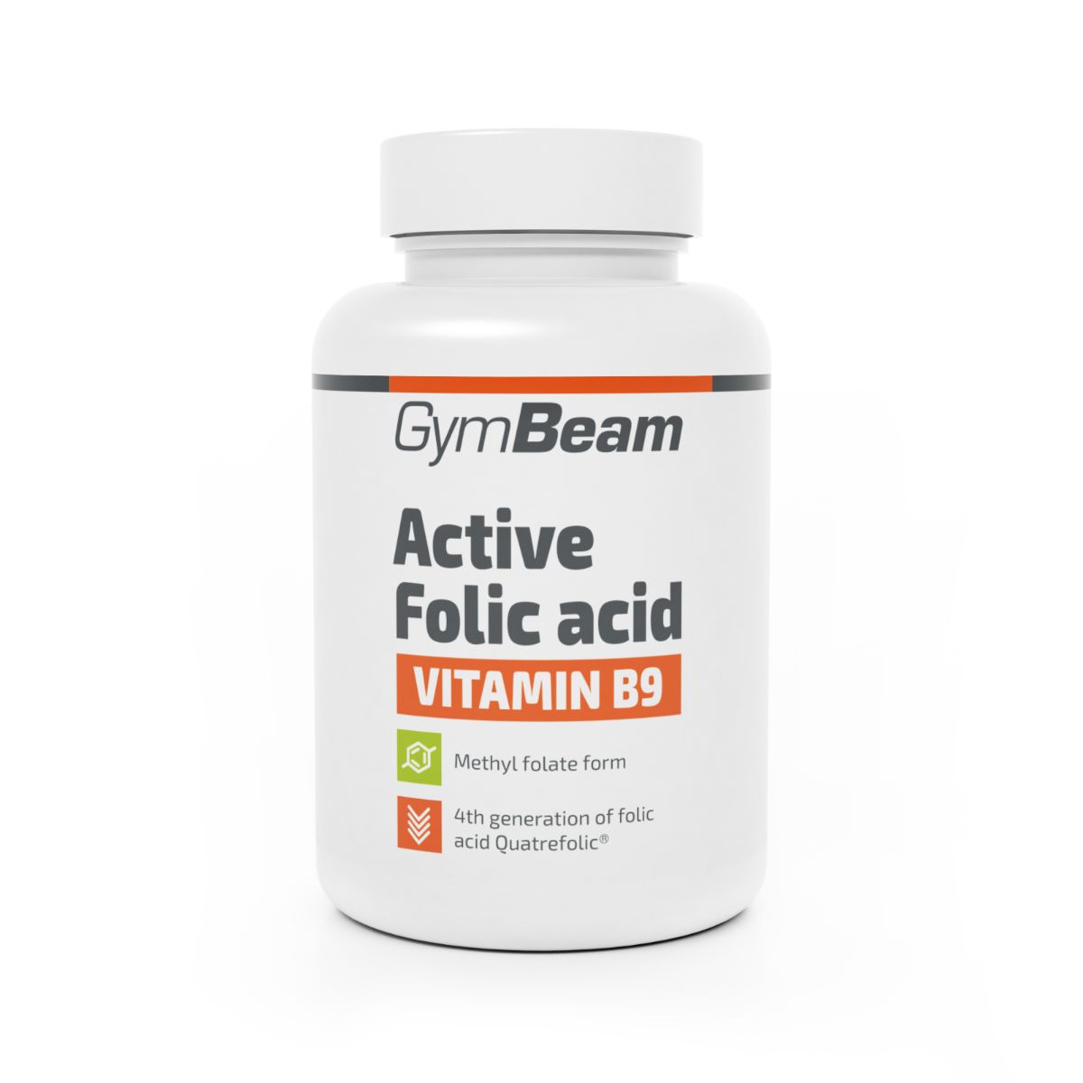 GymBeam Acido Folico Attivo Vitamina B9 Quatrefolic® capsule