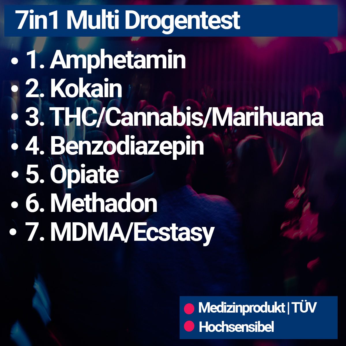 BMUT 7in1 Test antidroga multirapido