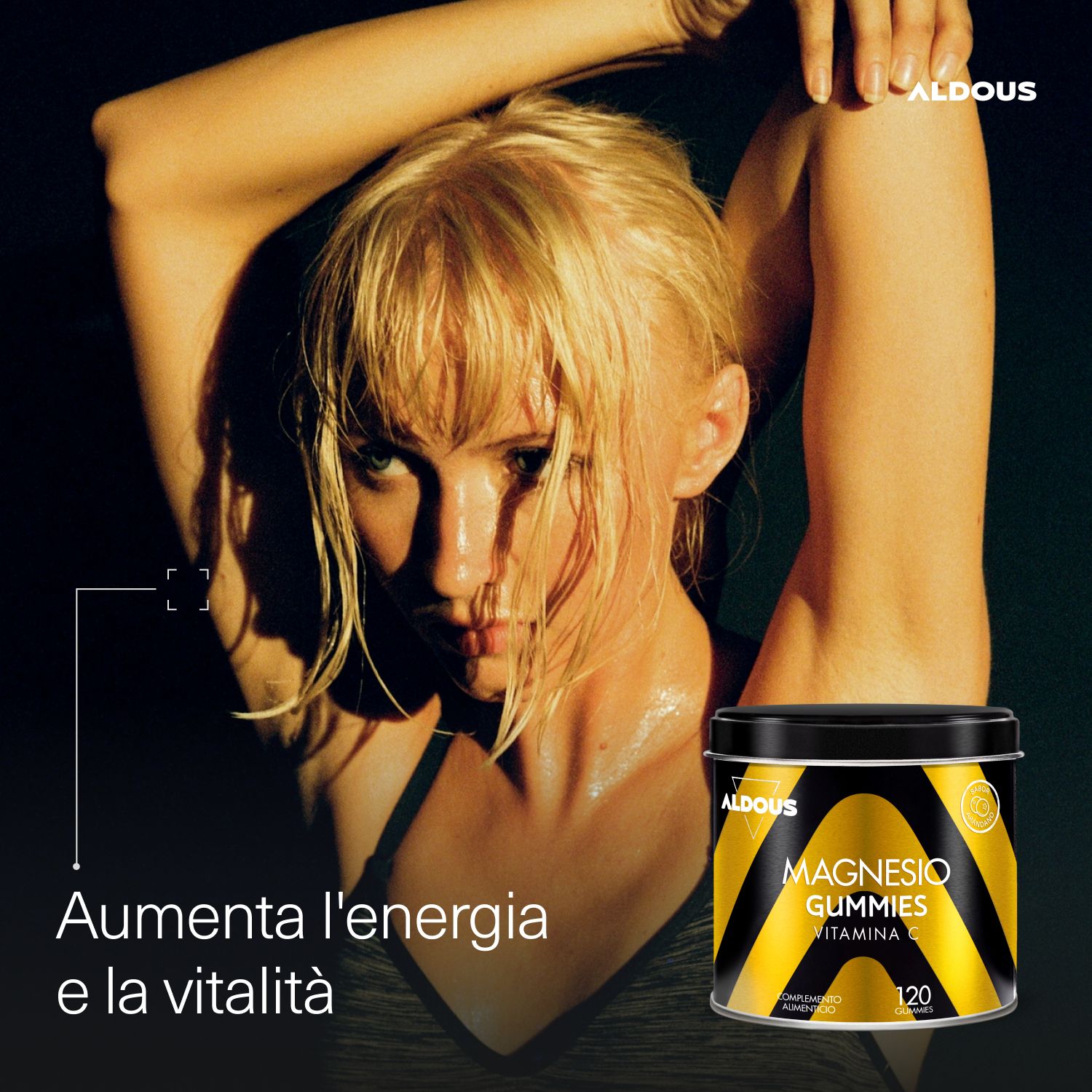 Aldous Magnesio Gummies: Aumenta energia e vitalità. Per sportivi.