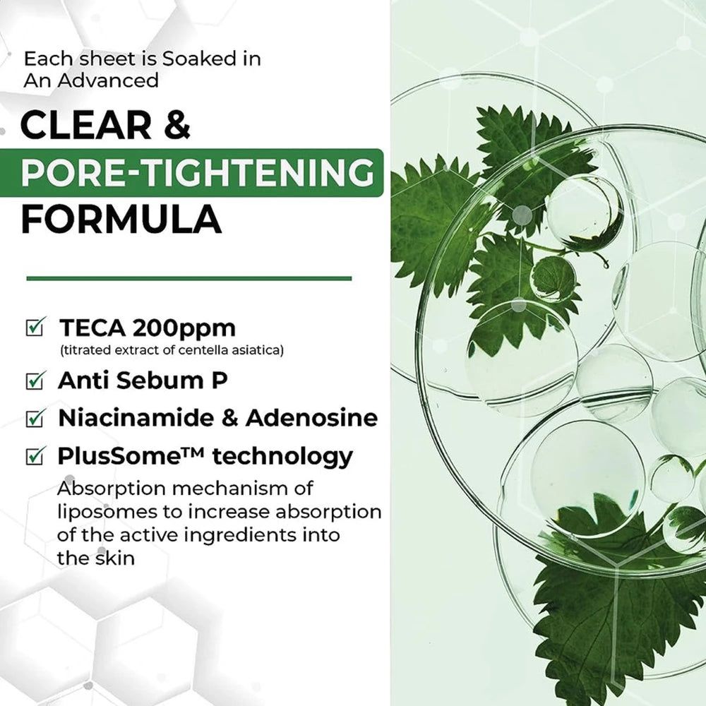 CENTELLIAN24 Madeca Lab Mask Pore Tightening – maschera tessuto con TECA e niacinamide