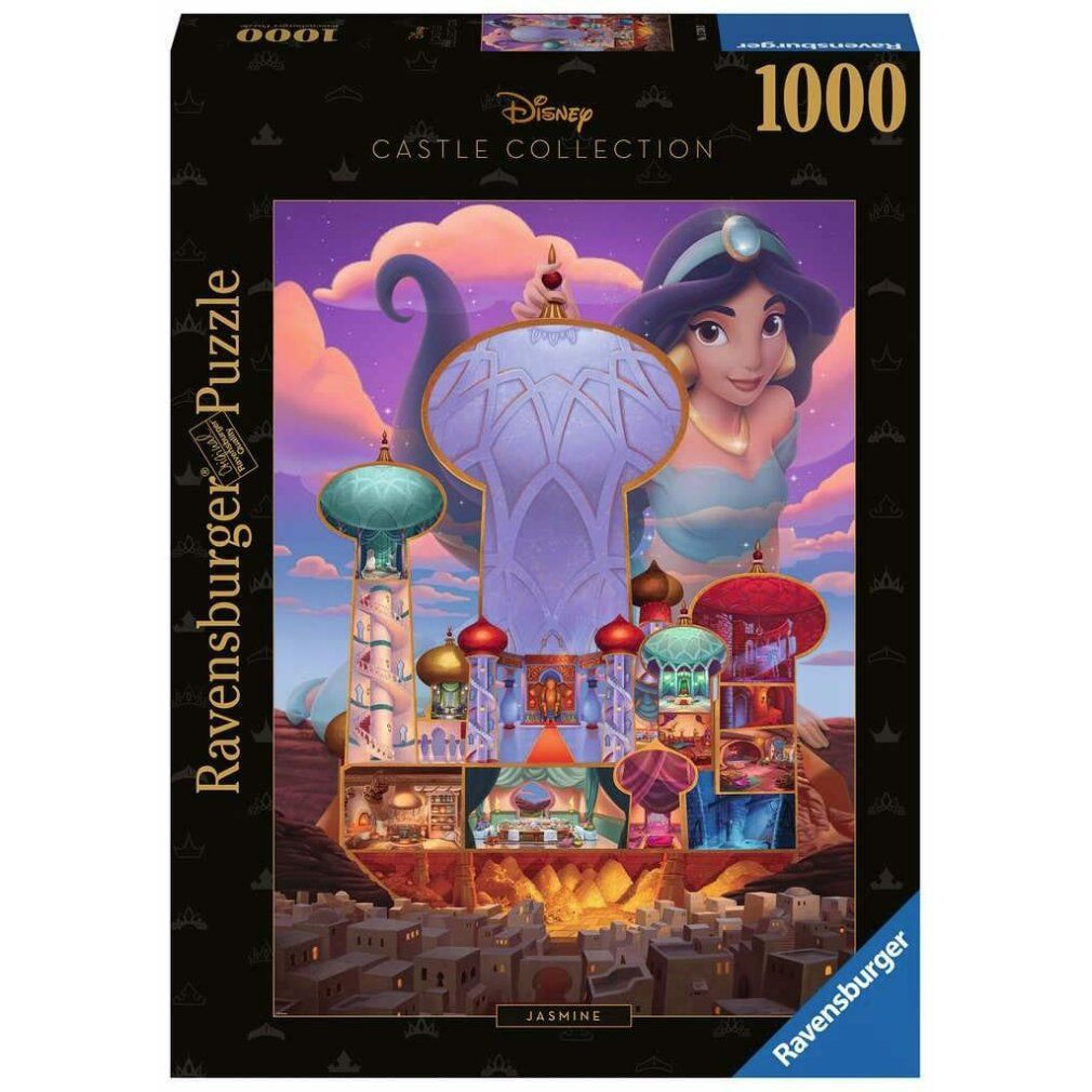 Puzzle Disney Castle Collection Jasmine (Aladdin) (1000 pezzi)