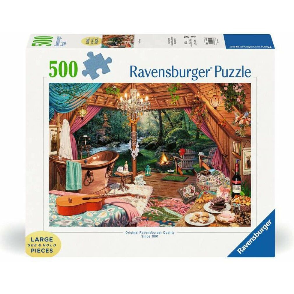 Puzzle ravensburger Common hüuschen xxl 500 pezzi